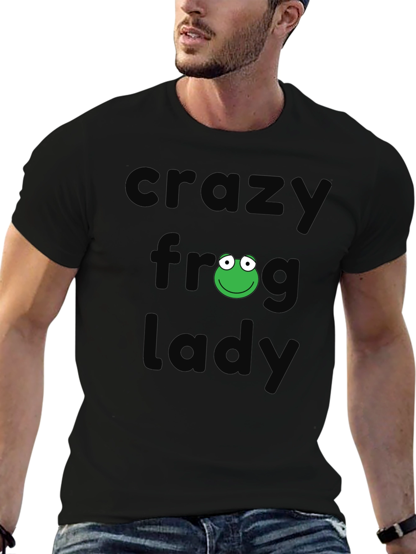 Crazy Frog Lady T-Shirt - Fun Novelty Tee