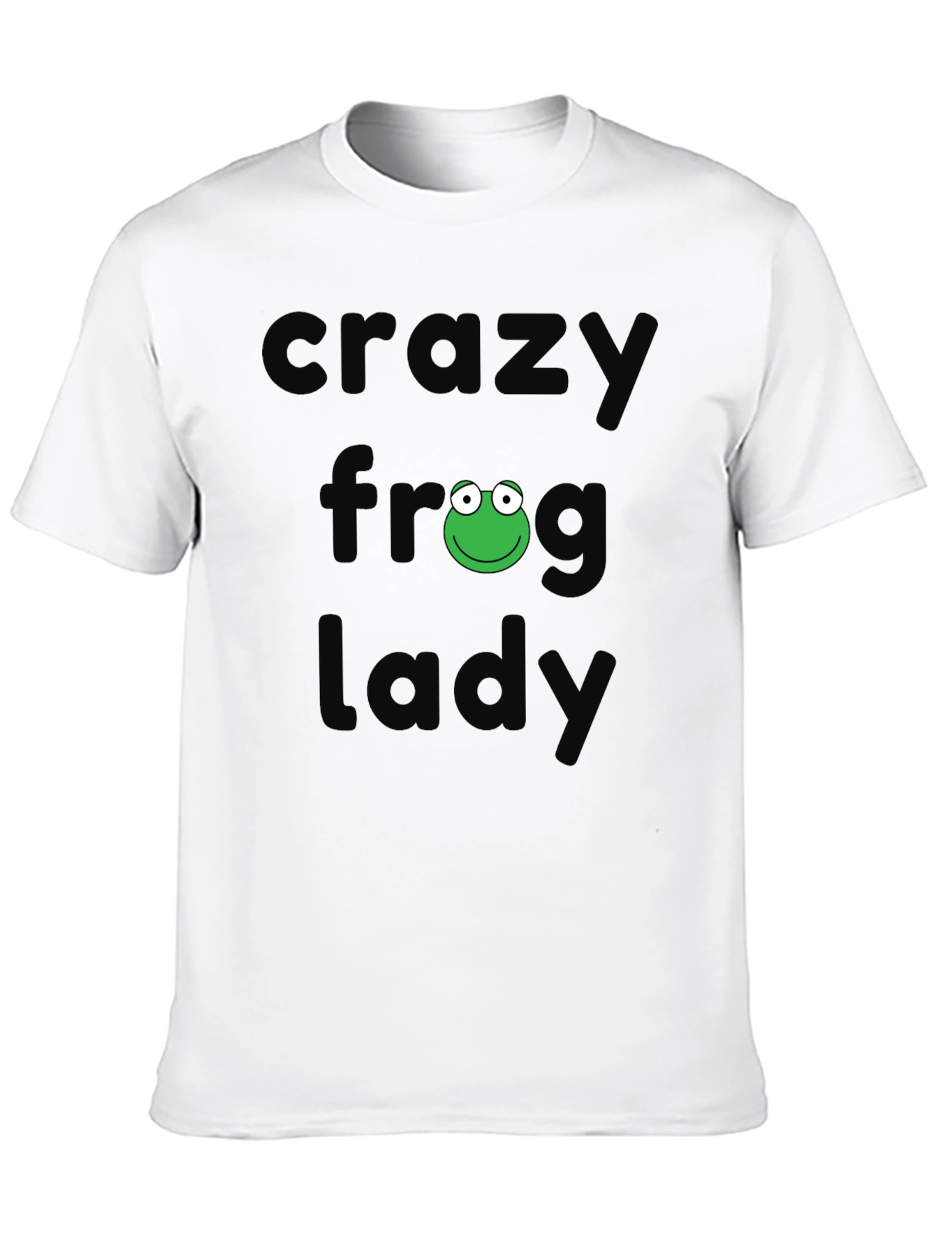 Crazy Frog Lady T-Shirt - Fun Novelty Tee