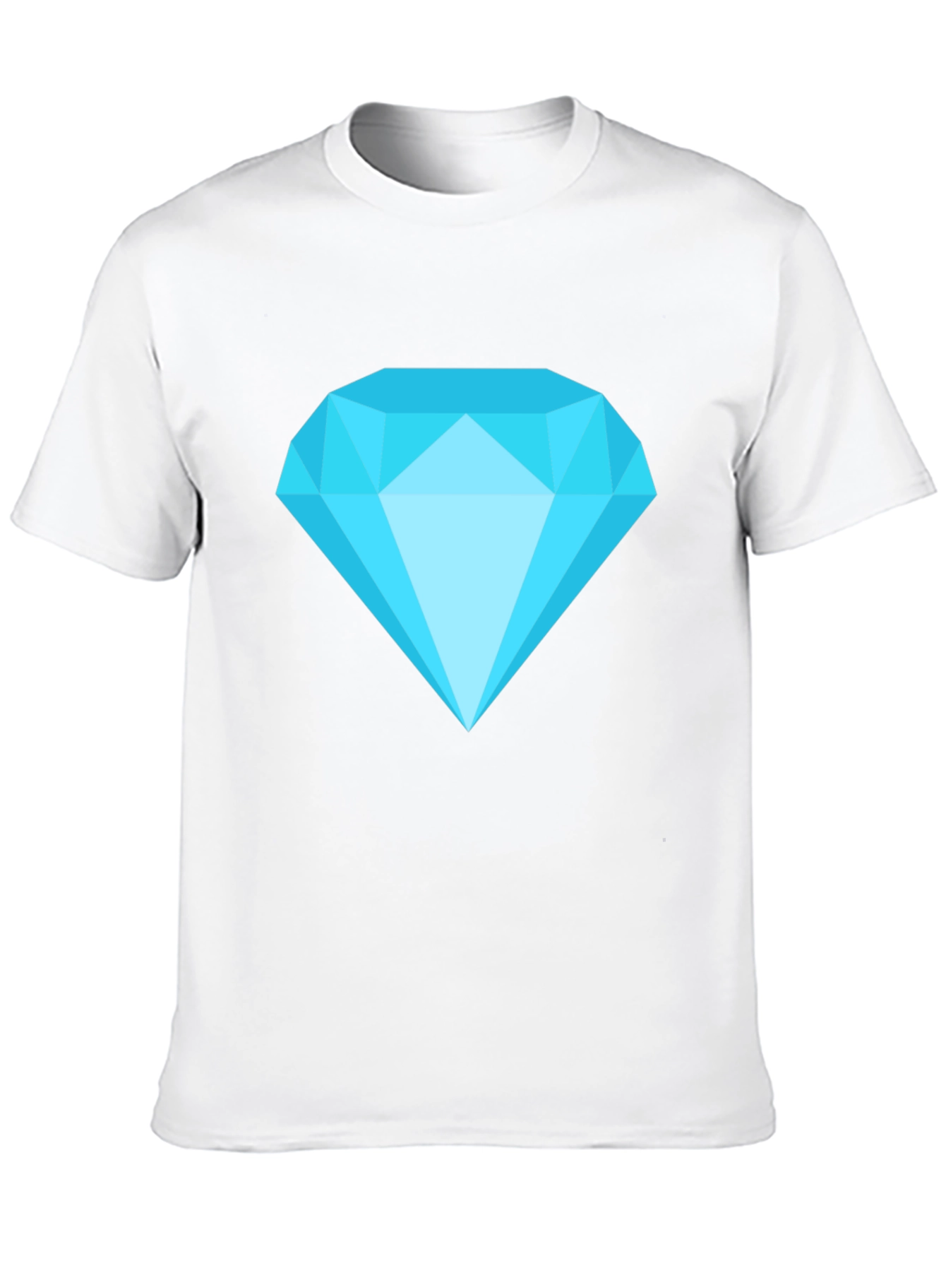 Diamond Graphic Black T-Shirt - Casual Style