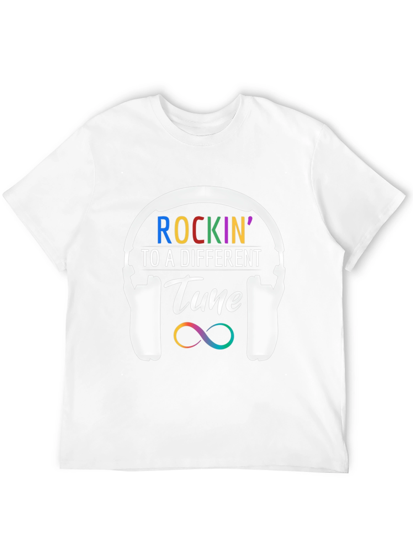 Rockin to a Different Tune Black T-Shirt