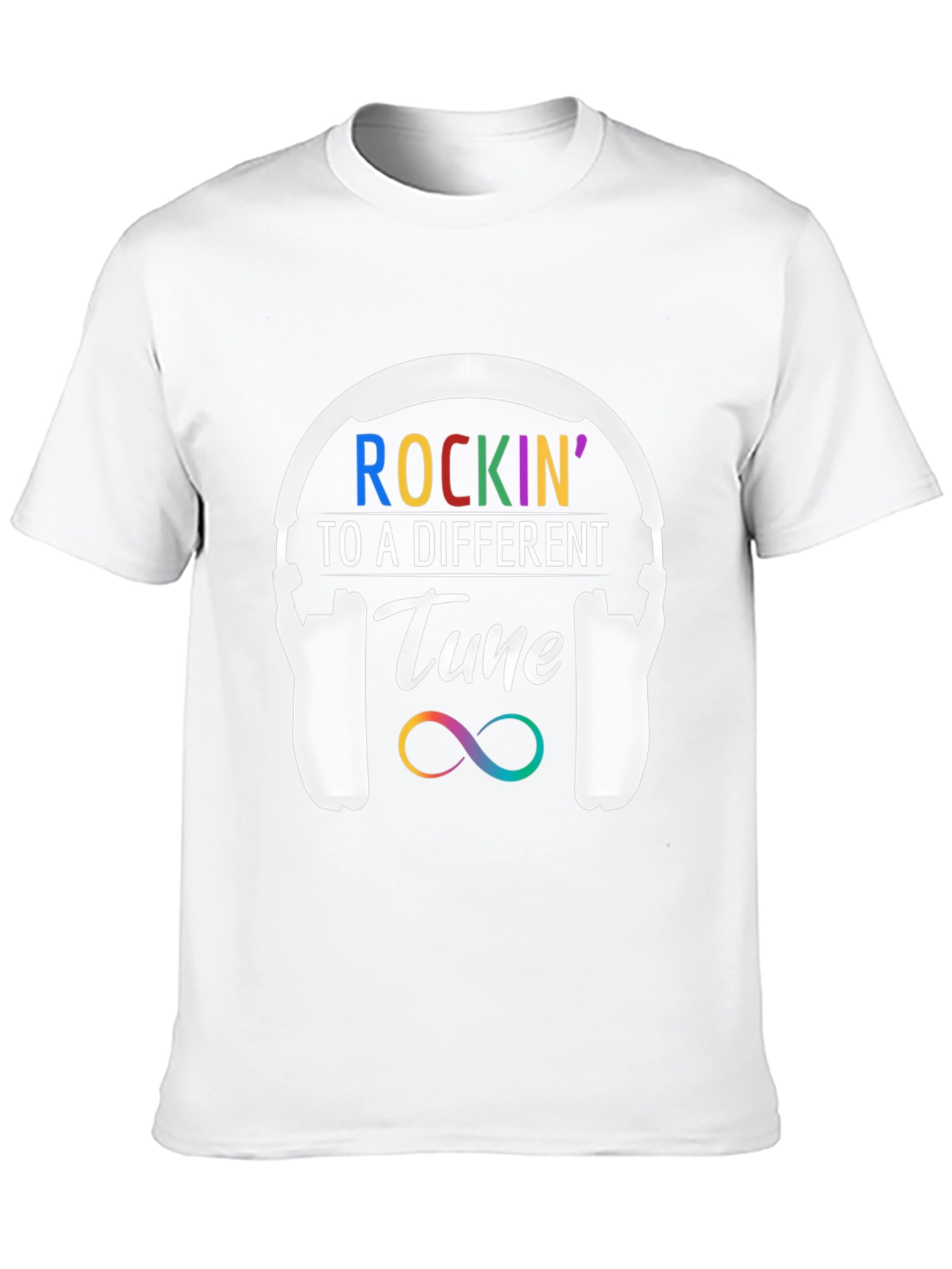 Rockin to a Different Tune Black T-Shirt