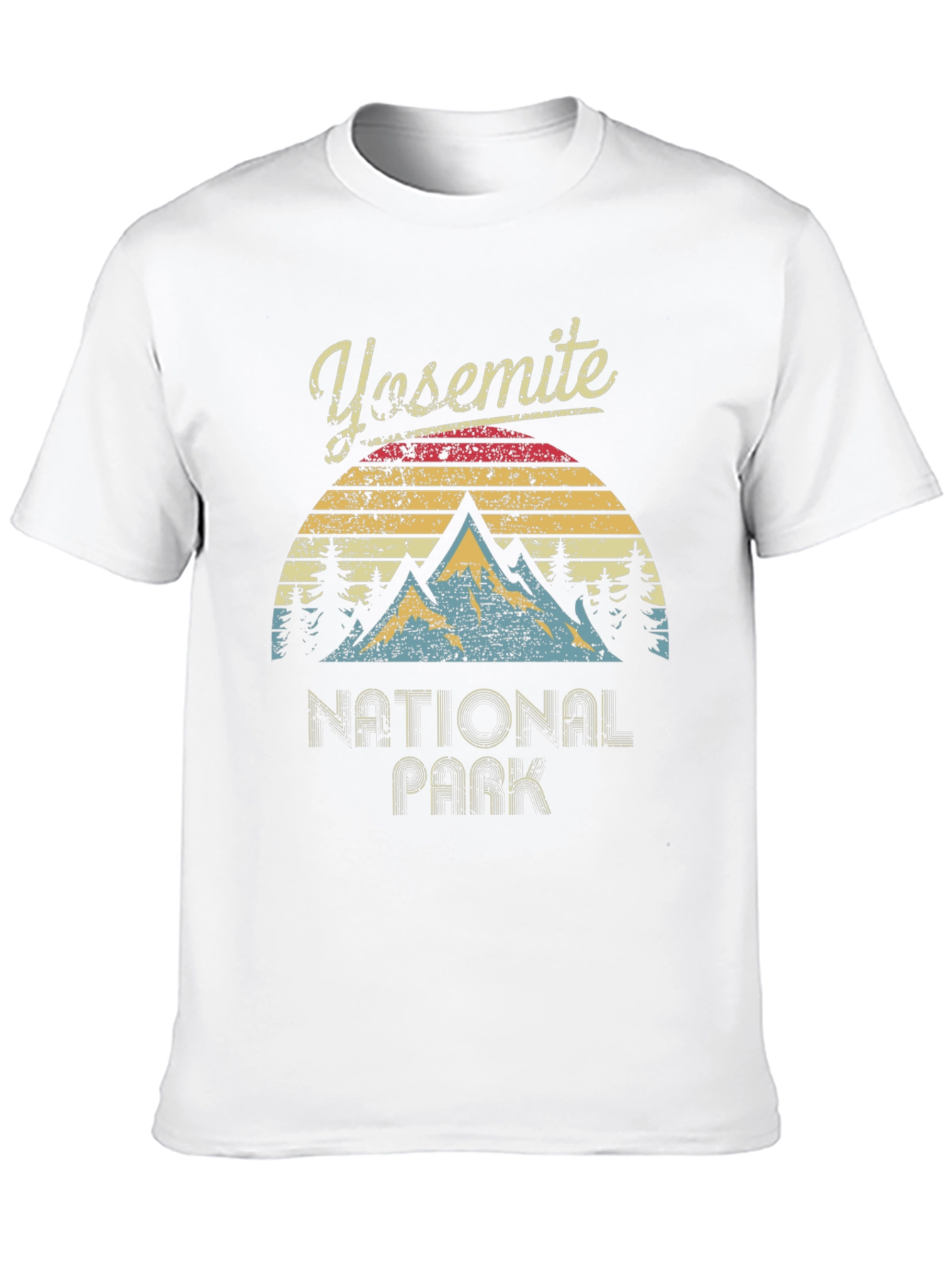 Yosemite National Park Retro Graphic T-Shirt