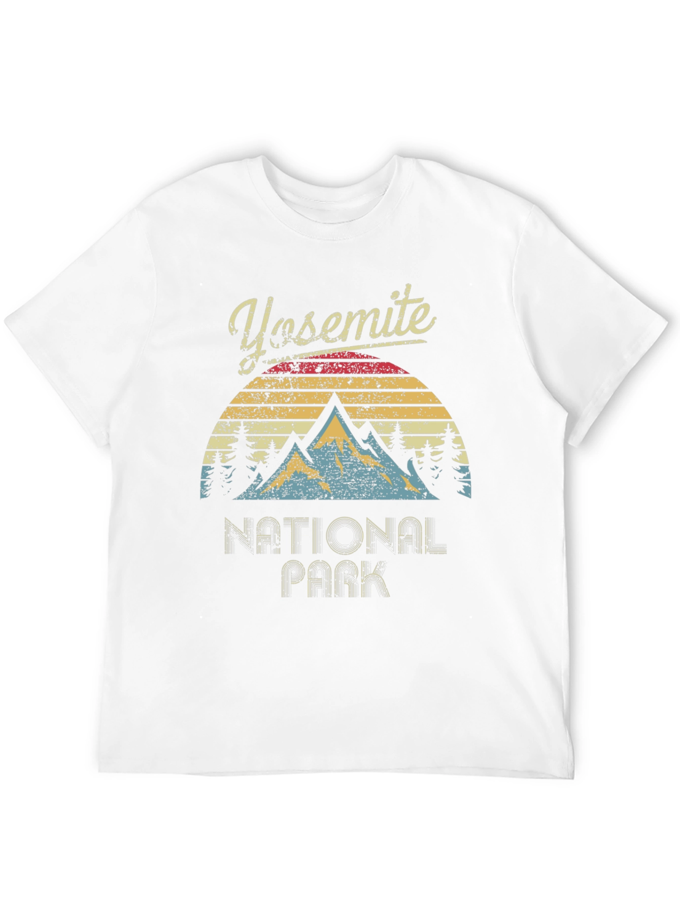 Yosemite National Park Retro Graphic T-Shirt
