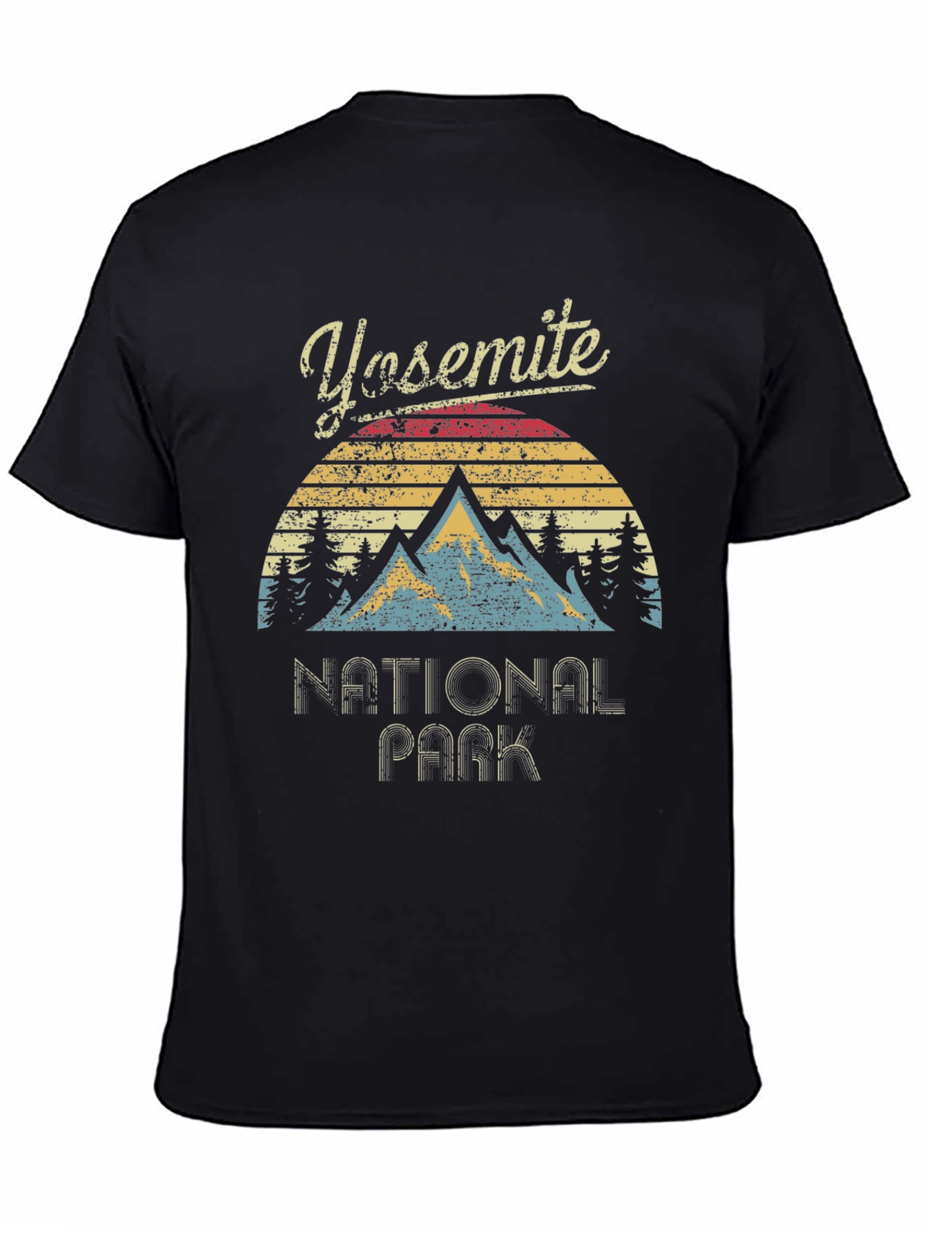 Yosemite National Park Retro Graphic T-Shirt