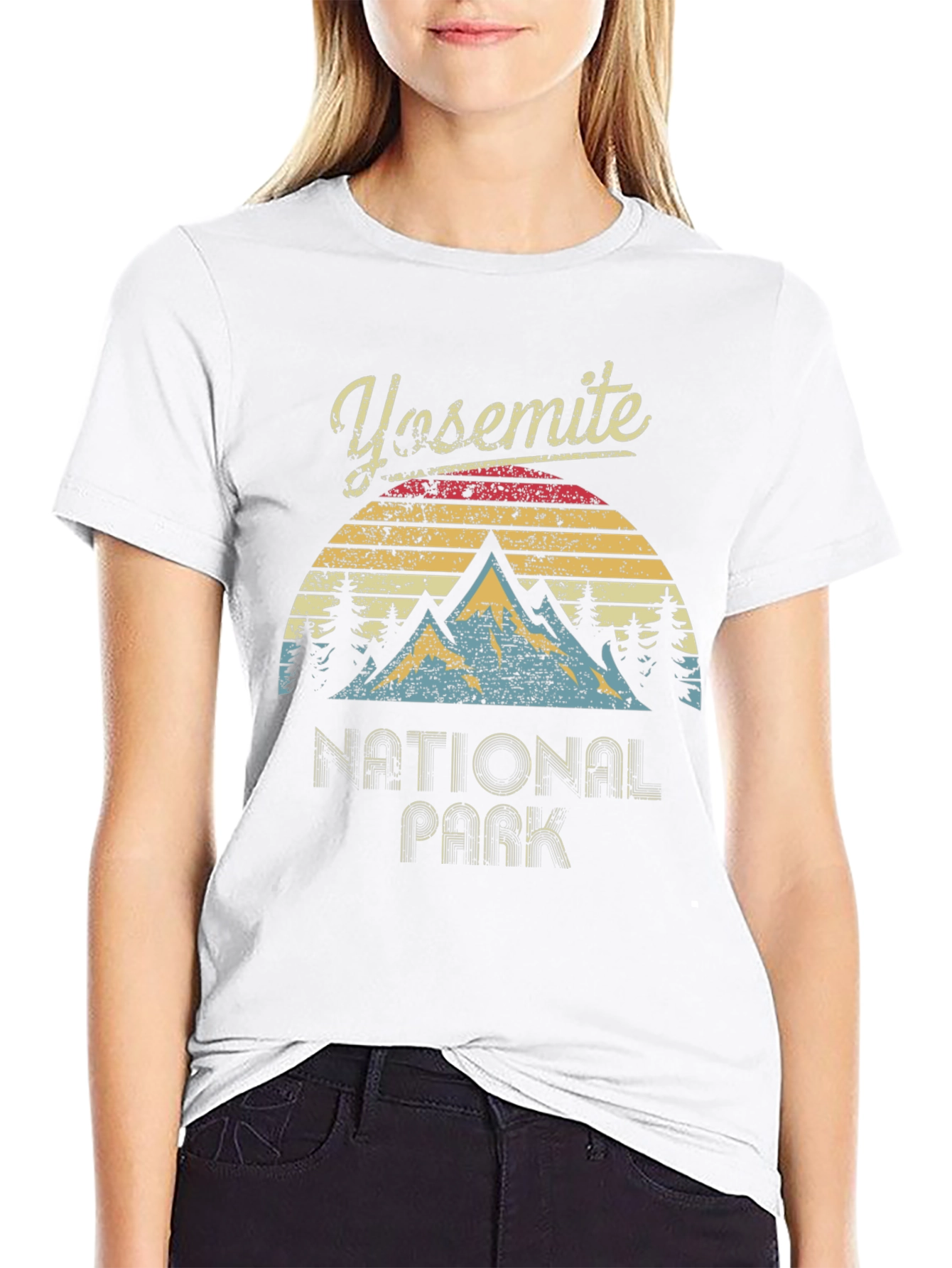 Yosemite National Park Retro Graphic T-Shirt