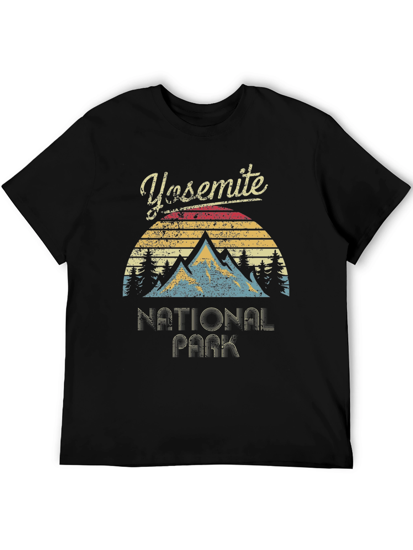 Yosemite National Park Retro Graphic T-Shirt
