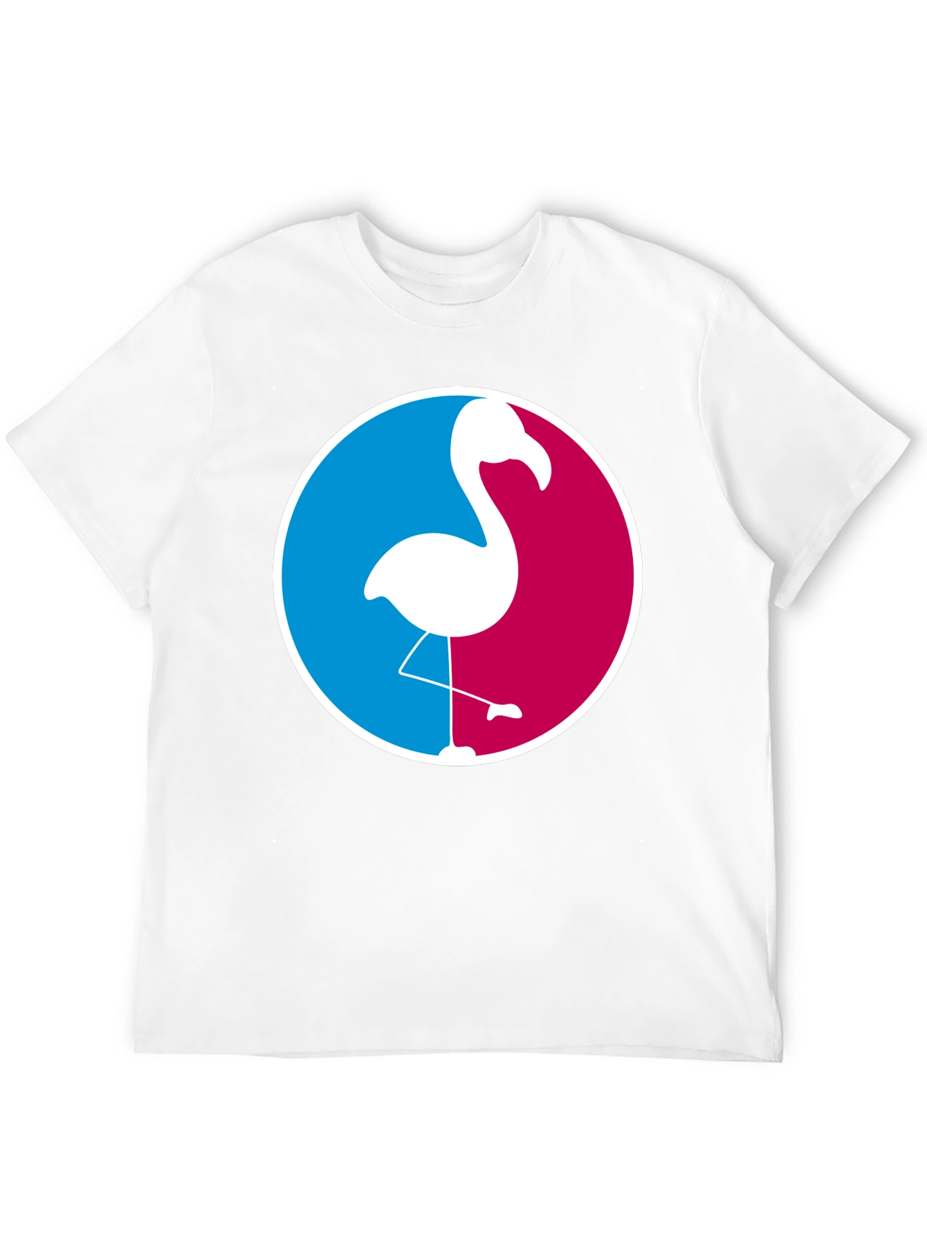 Flamingo Graphic Tee - Casual Black T-Shirt