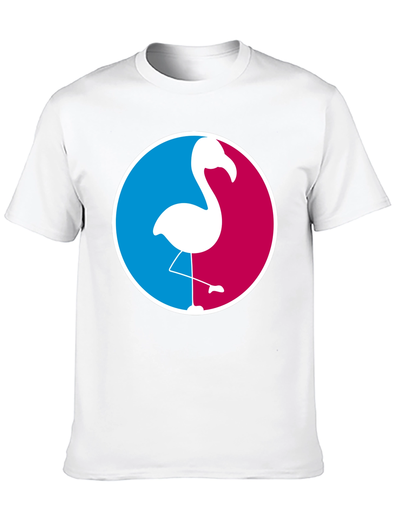 Flamingo Graphic Tee - Casual Black T-Shirt