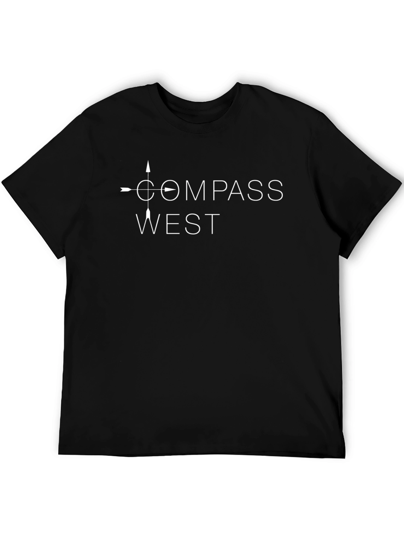 Compass West Black Graphic T-Shirt