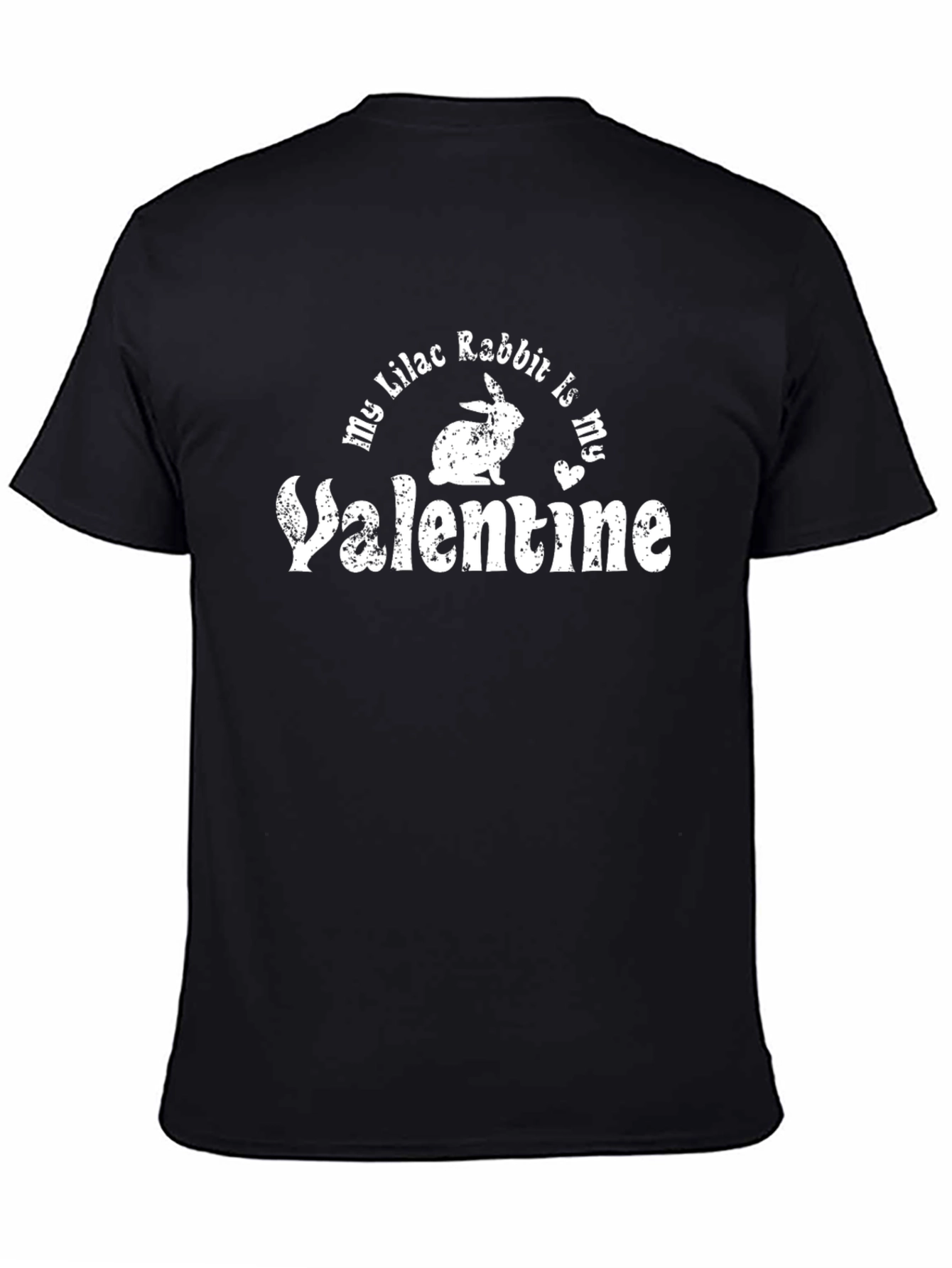 My Lilac Rabbit Valentine Graphic T-Shirt