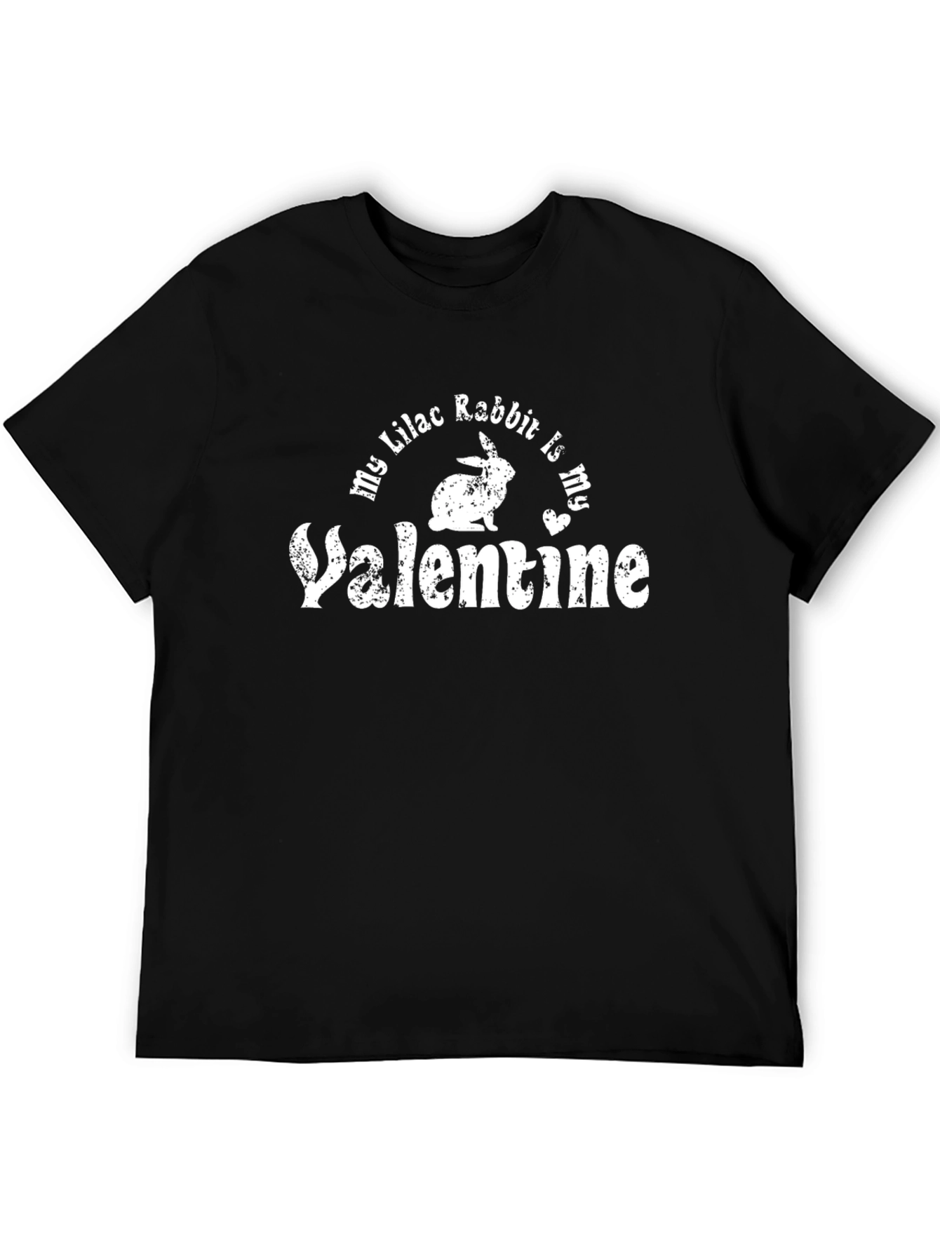 My Lilac Rabbit Valentine Graphic T-Shirt