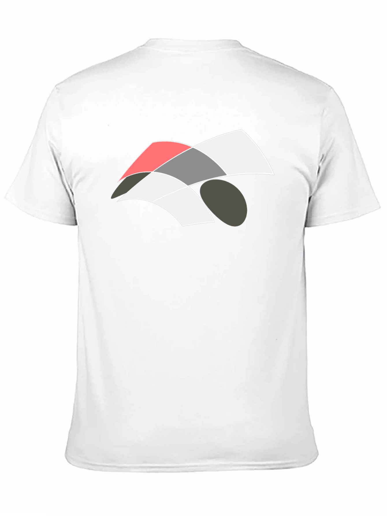 Abstract Graphic Black T-Shirt - Modern Casual Wear