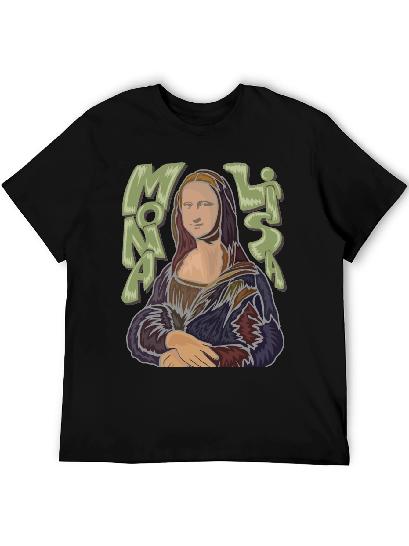 Mona Lisa Graphic Tee - Classic Art Style T-Shirt