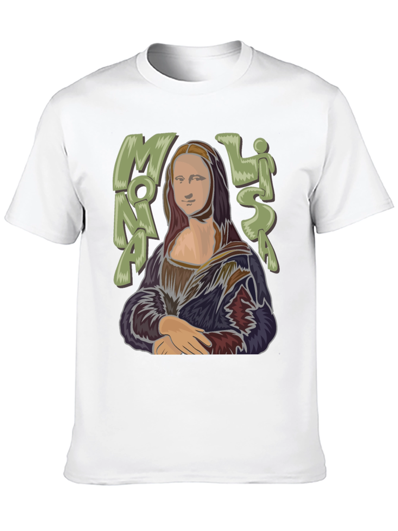 Mona Lisa Graphic Tee - Classic Art Style T-Shirt
