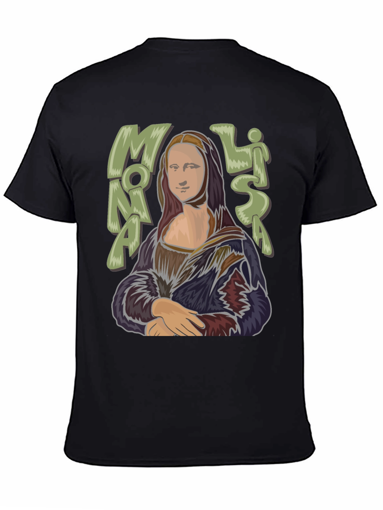 Mona Lisa Graphic Tee - Classic Art Style T-Shirt