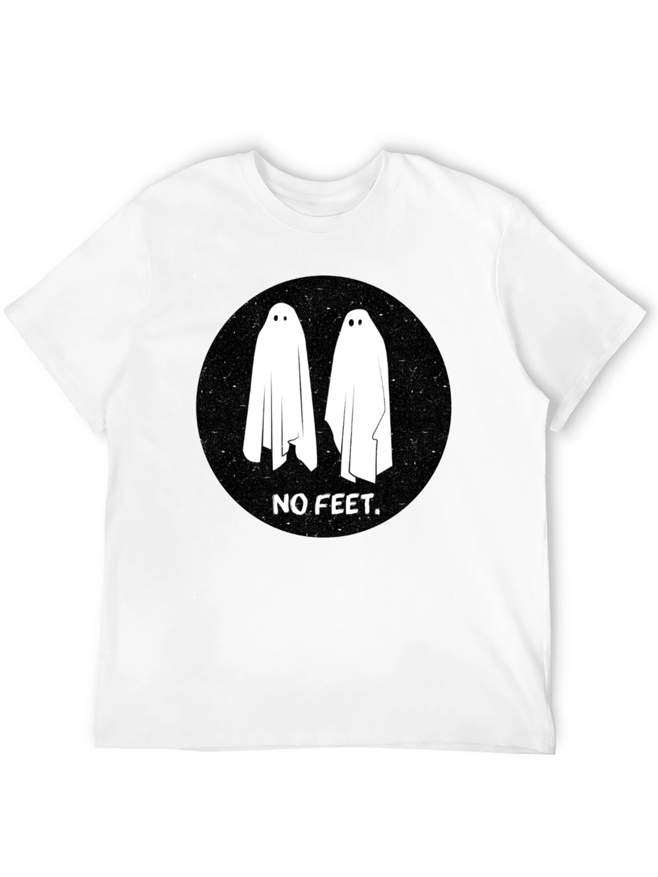 Ghost No Feet Black T-Shirt
