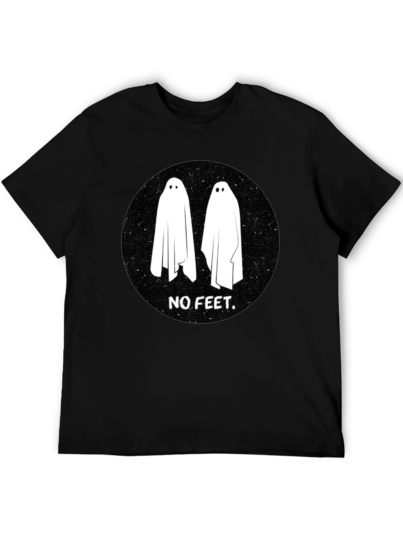 Ghost No Feet Black T-Shirt
