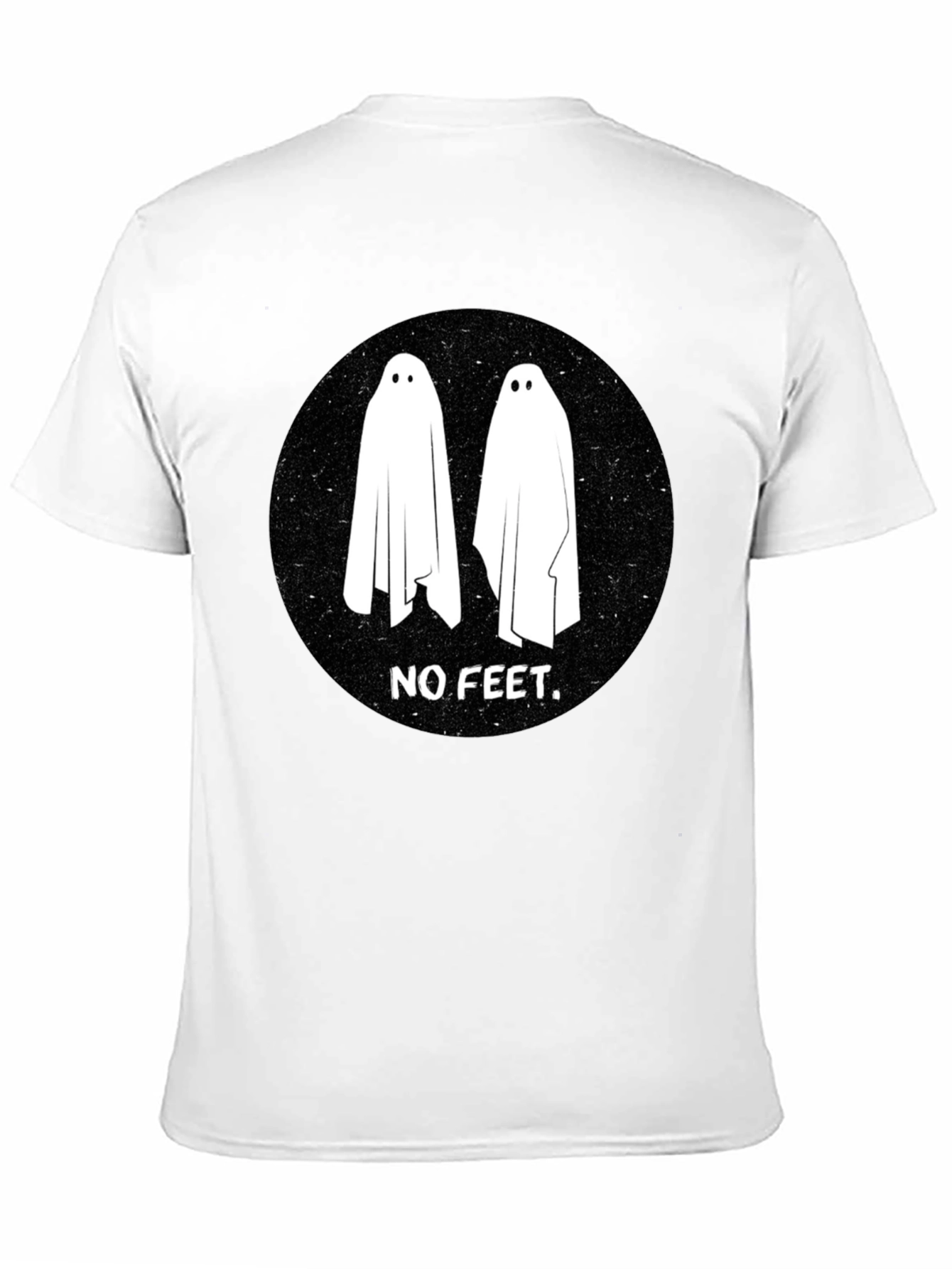 Ghost No Feet Black T-Shirt
