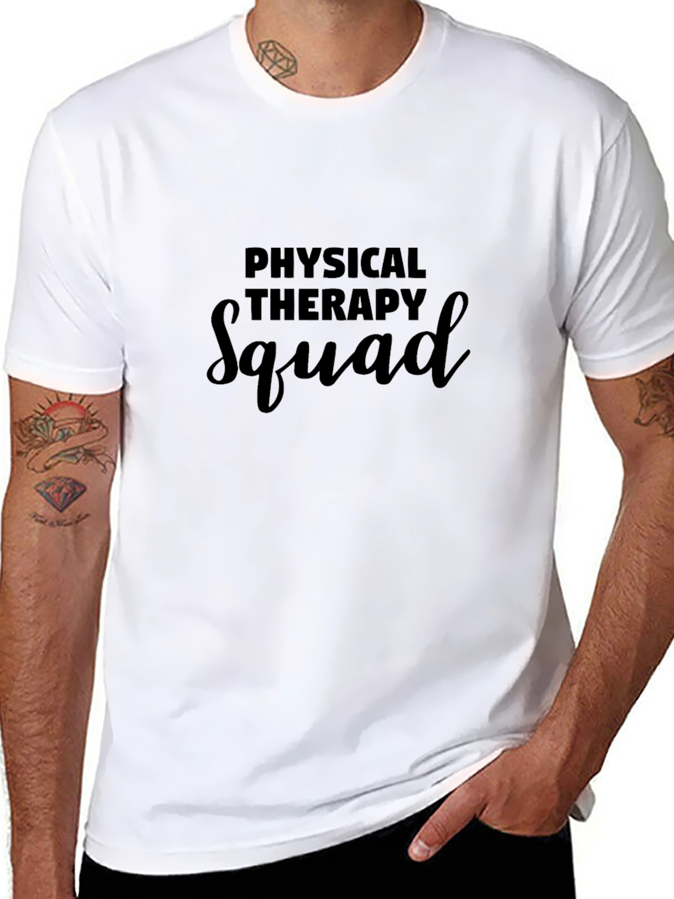 Physical Therapy Squad Black T-Shirt