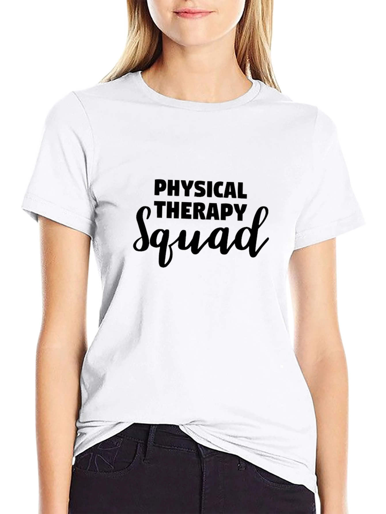 Physical Therapy Squad Black T-Shirt