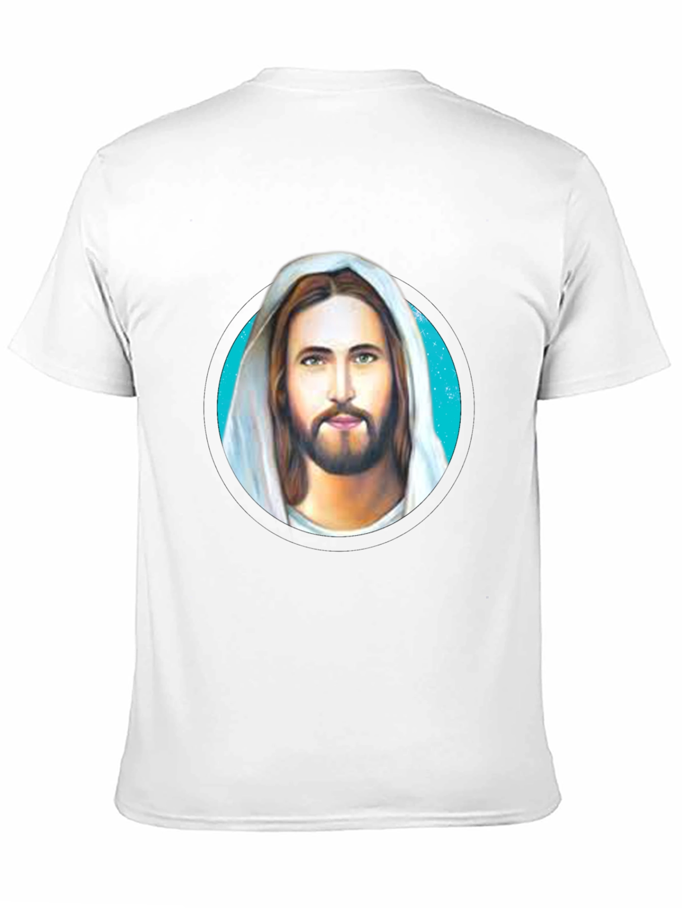 Jesus Graphic Tee - Black Cotton Blend