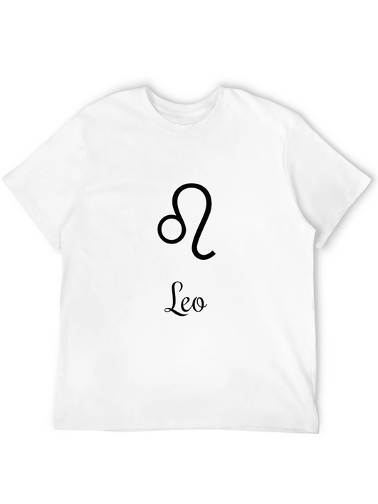 Black Leo Zodiac T-Shirt