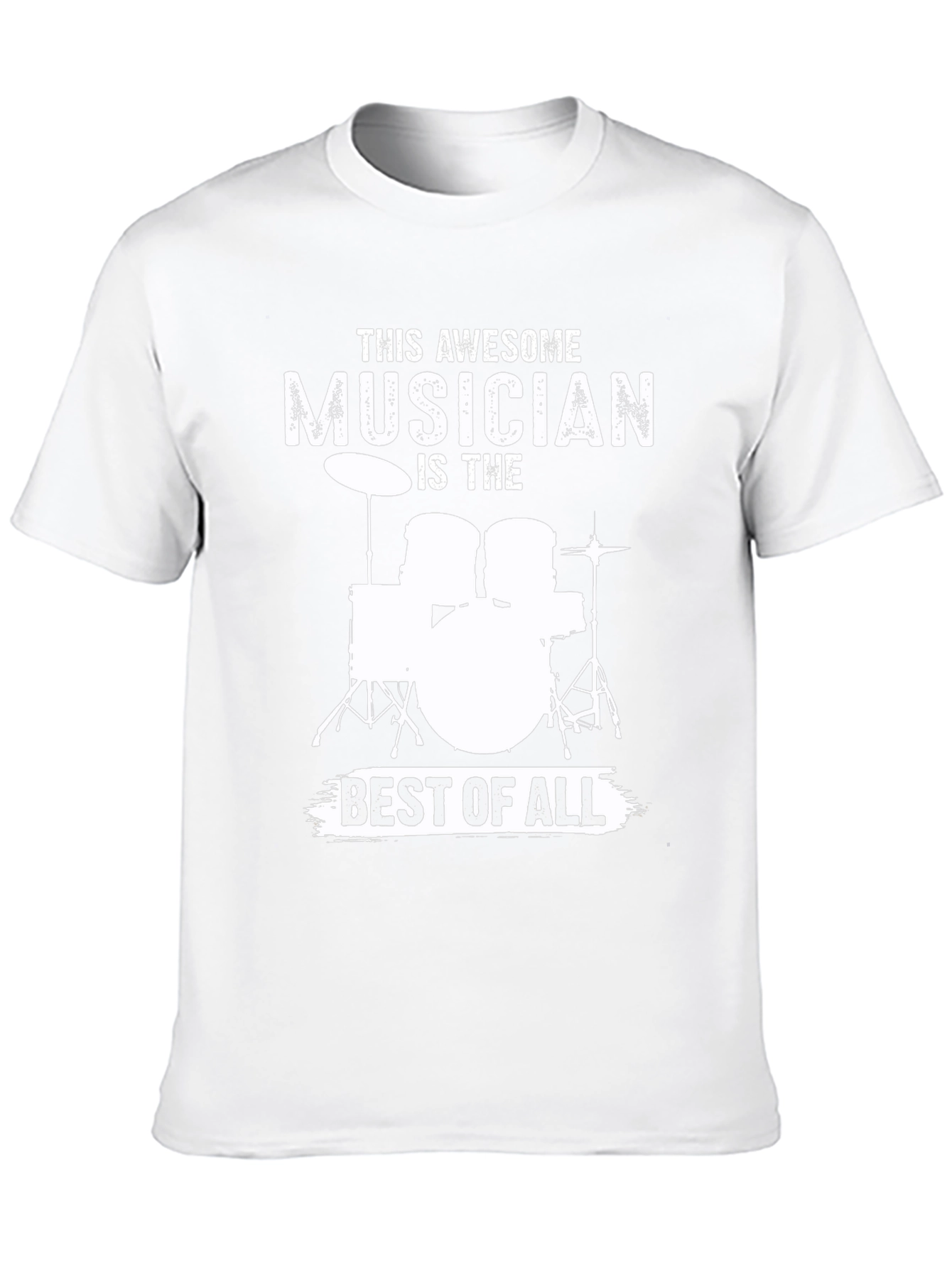 Awesome Musician Drum Set T-Shirt