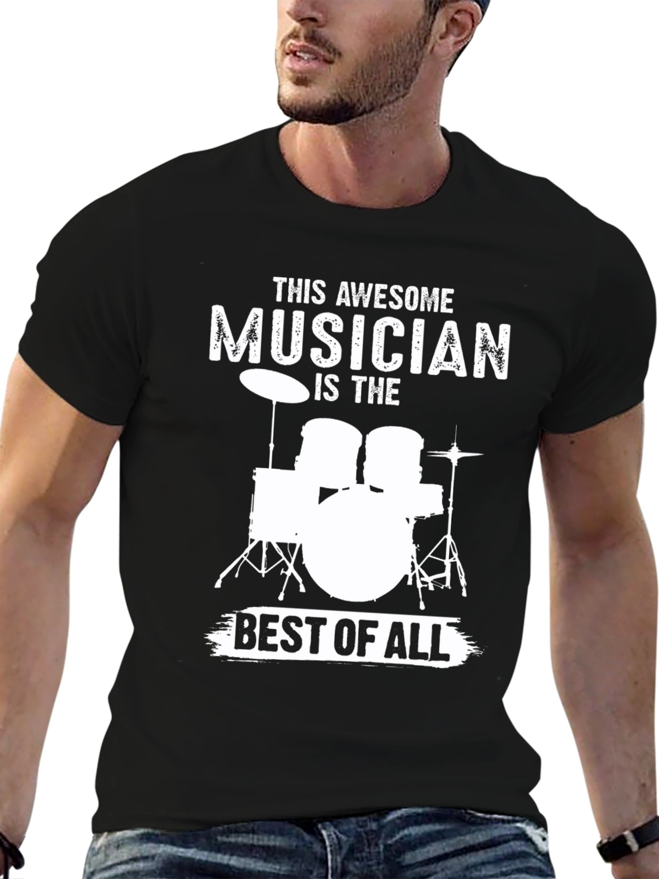 Awesome Musician Drum Set T-Shirt