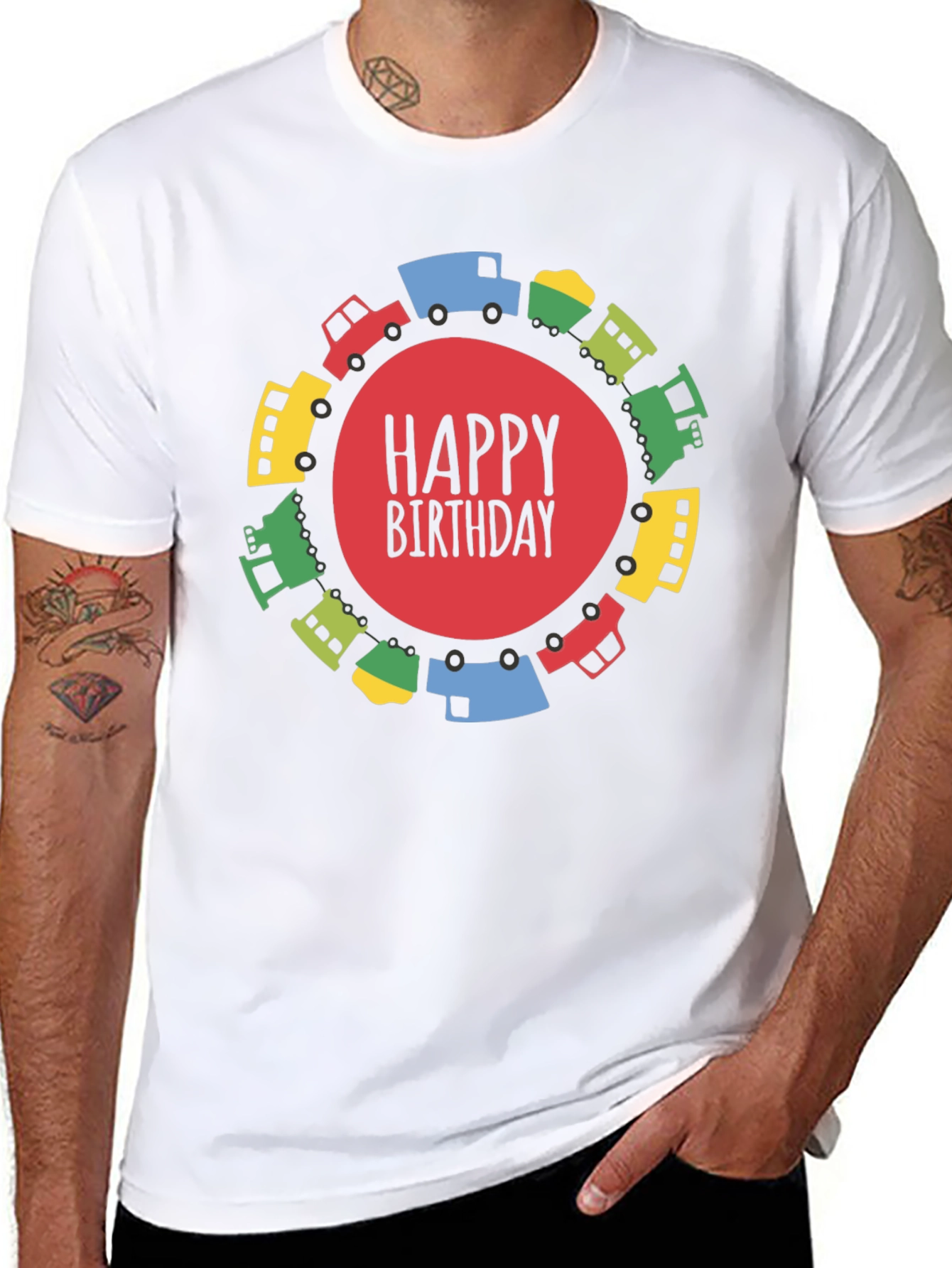 Happy Birthday Train T-Shirt