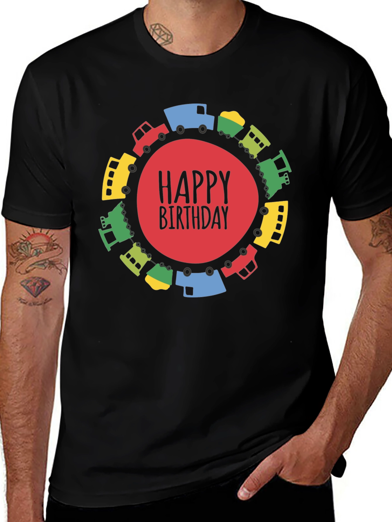 Happy Birthday Train T-Shirt