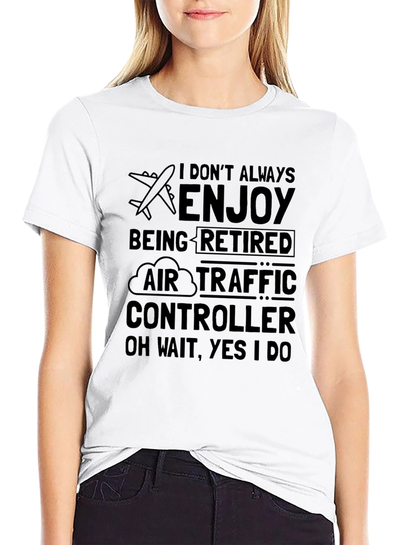 Retired Air Traffic Controller Graphic T-Shirt