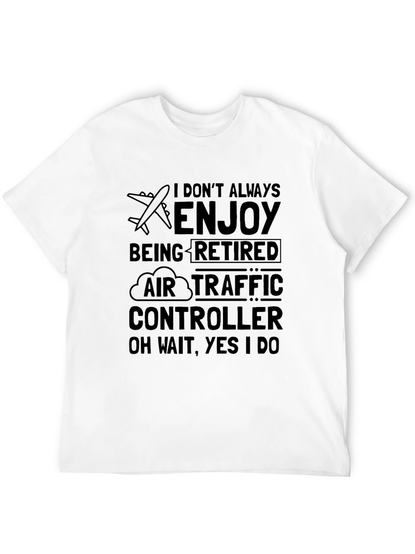 Retired Air Traffic Controller Graphic T-Shirt