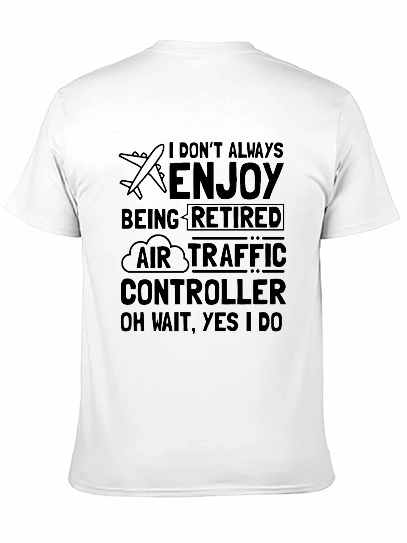 Retired Air Traffic Controller Graphic T-Shirt