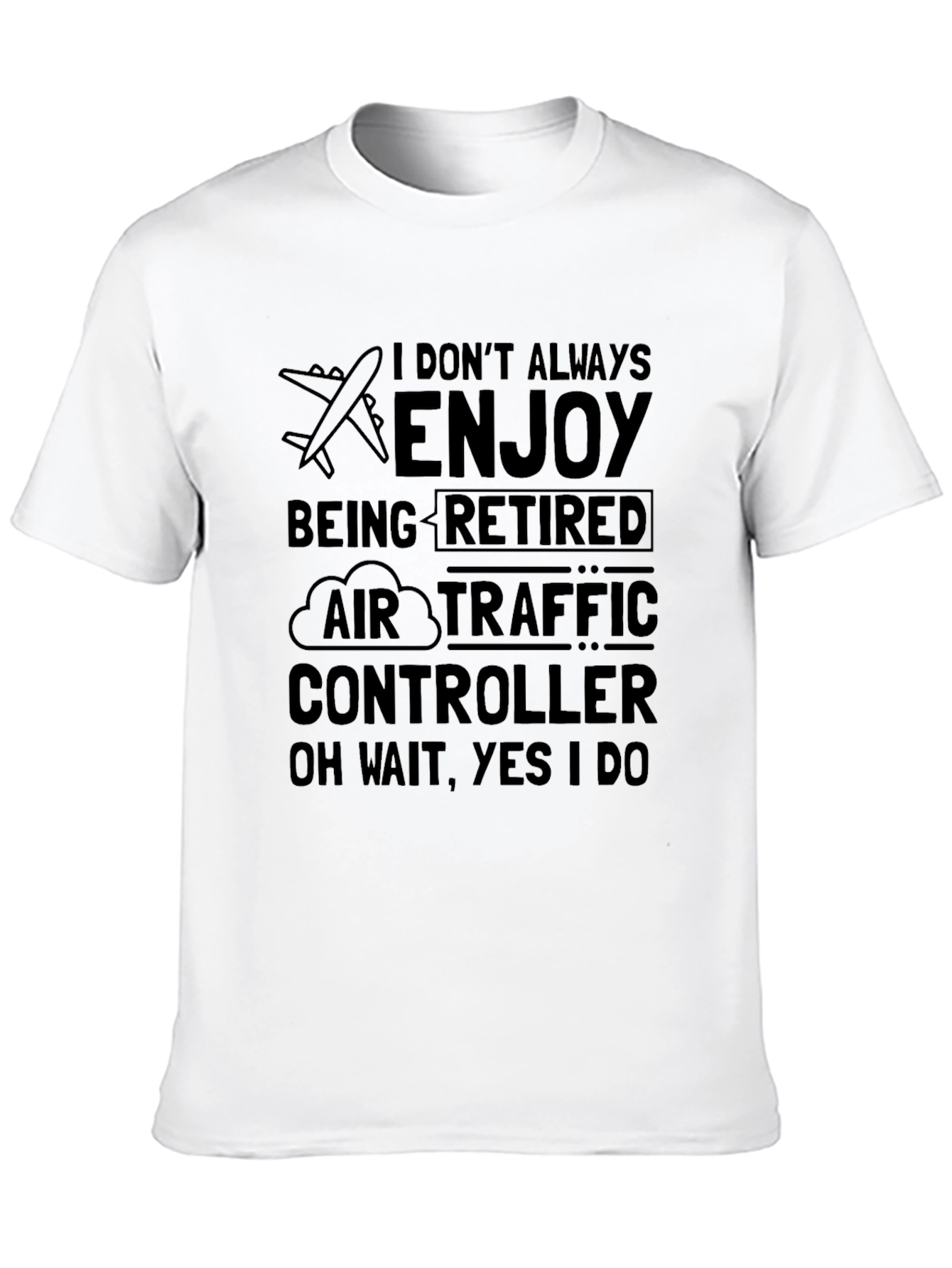 Retired Air Traffic Controller Graphic T-Shirt