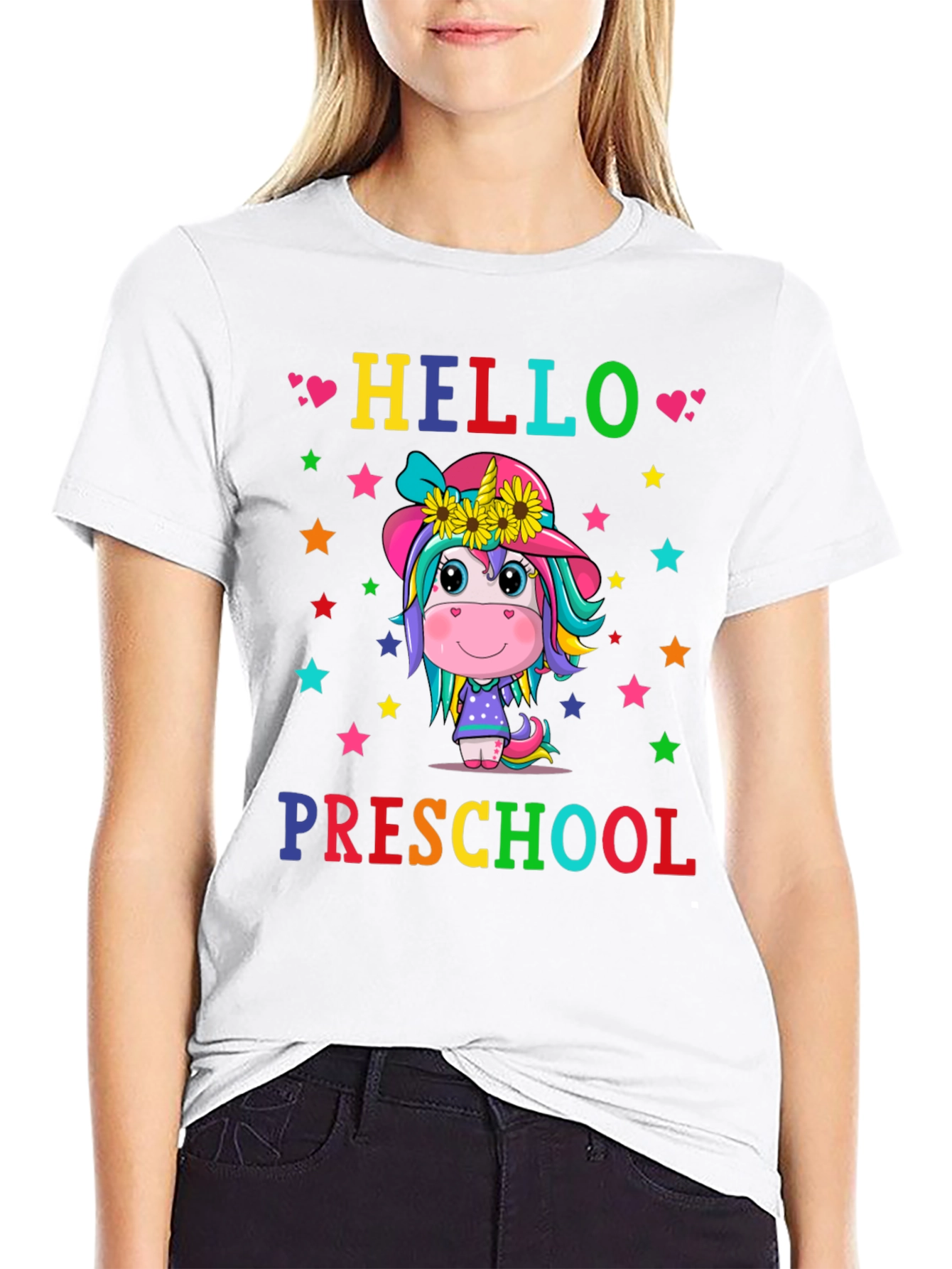 Hello Preschool Unicorn T-Shirt