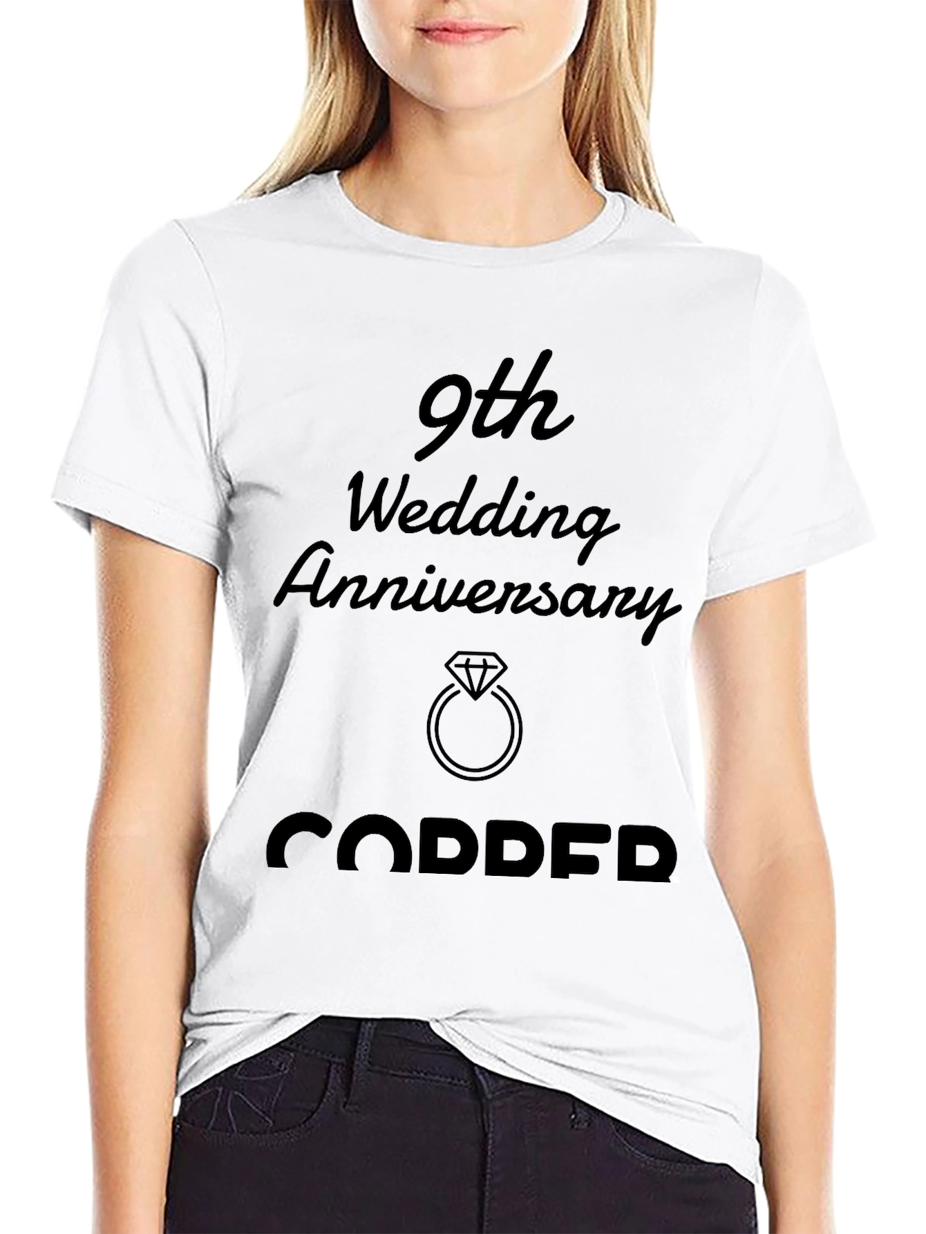 9th Wedding Anniversary Copper T-Shirt