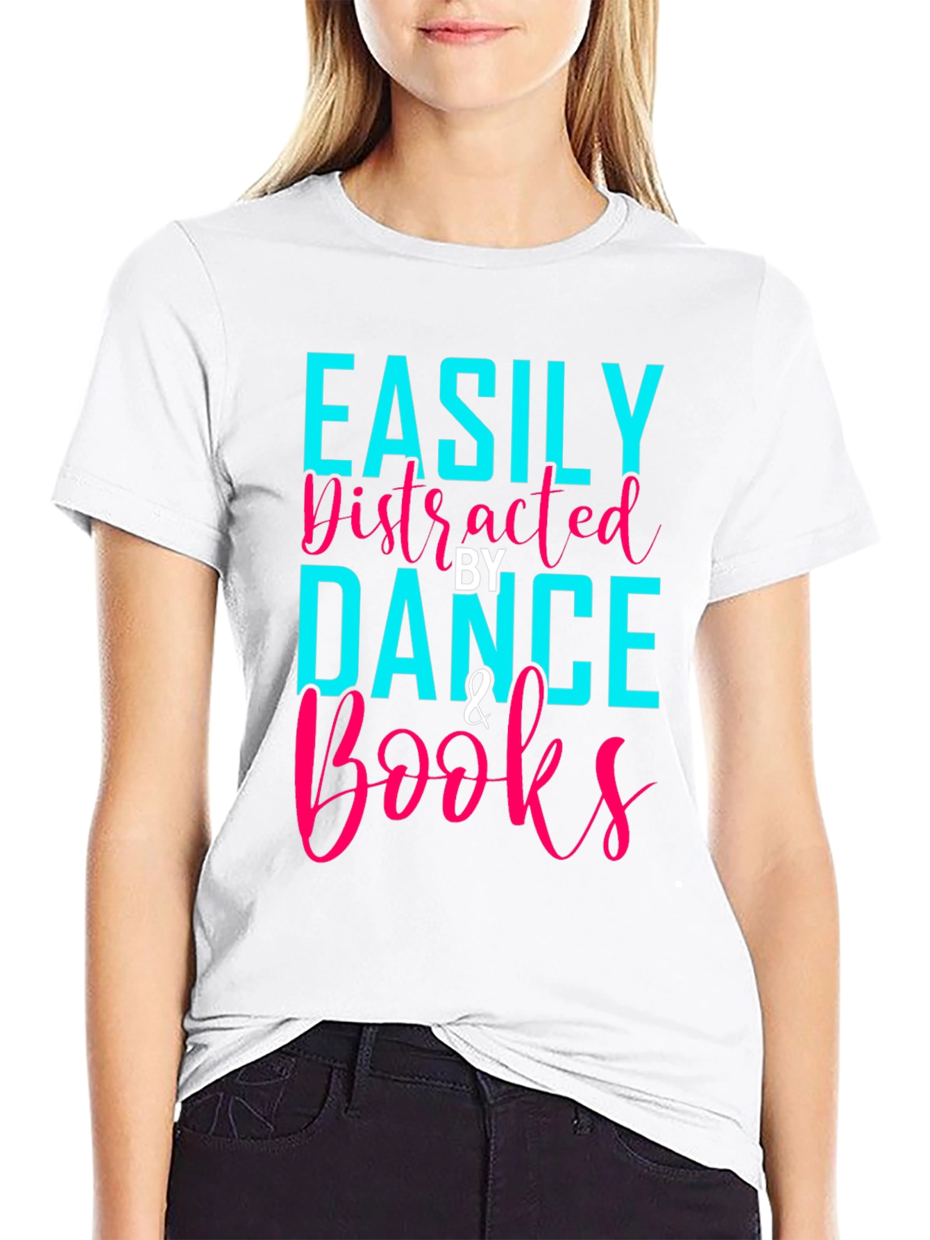 Easily Distracted By Dance & Books T-Shirt