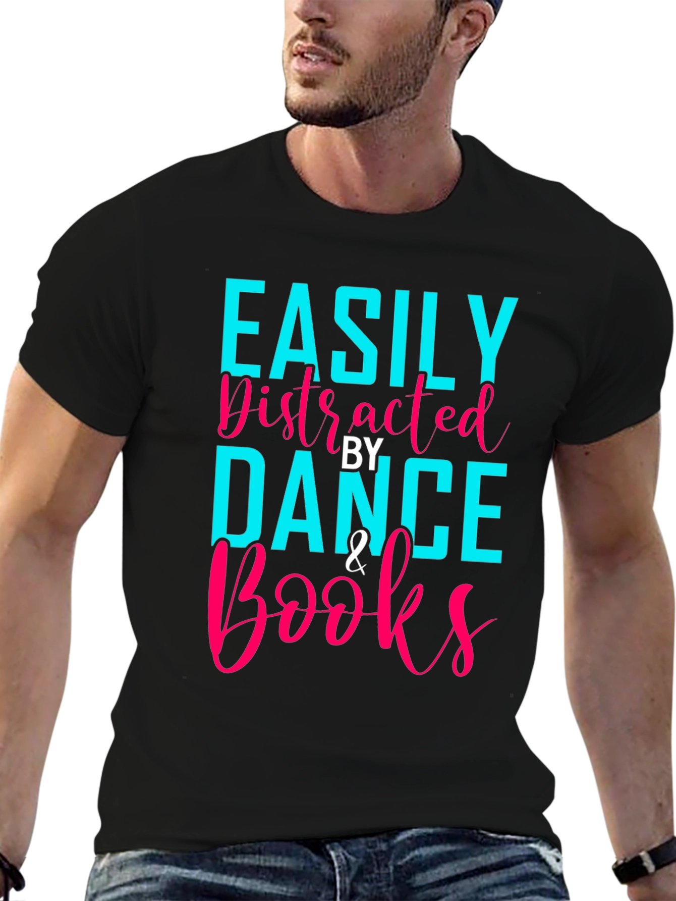 Easily Distracted By Dance & Books T-Shirt