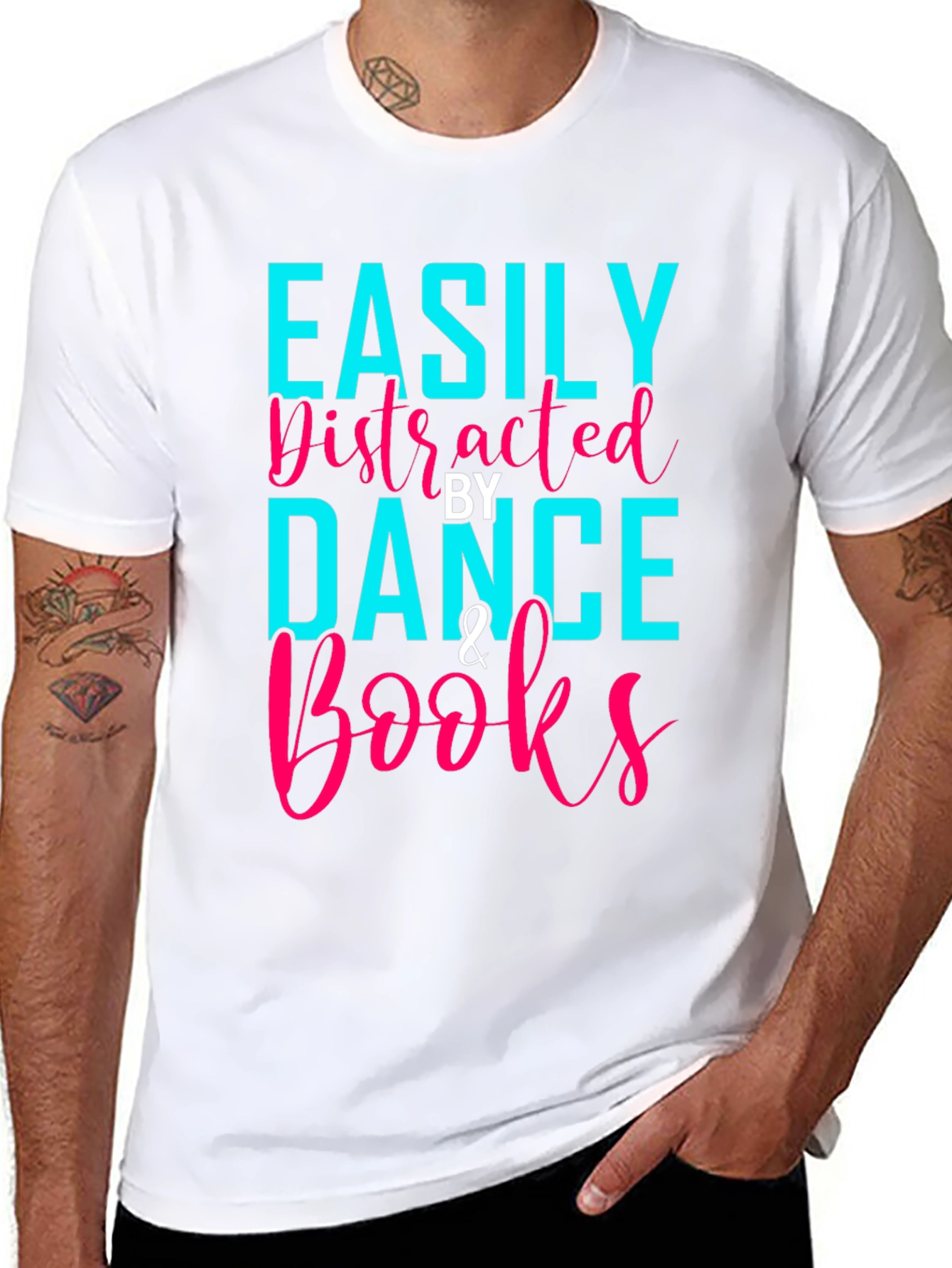 Easily Distracted By Dance & Books T-Shirt