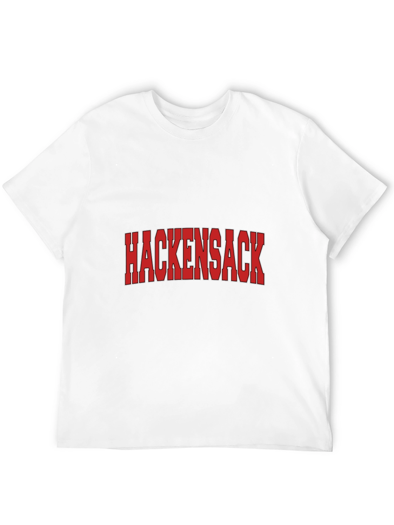 Hackensack Black Cotton Graphic T-Shirt