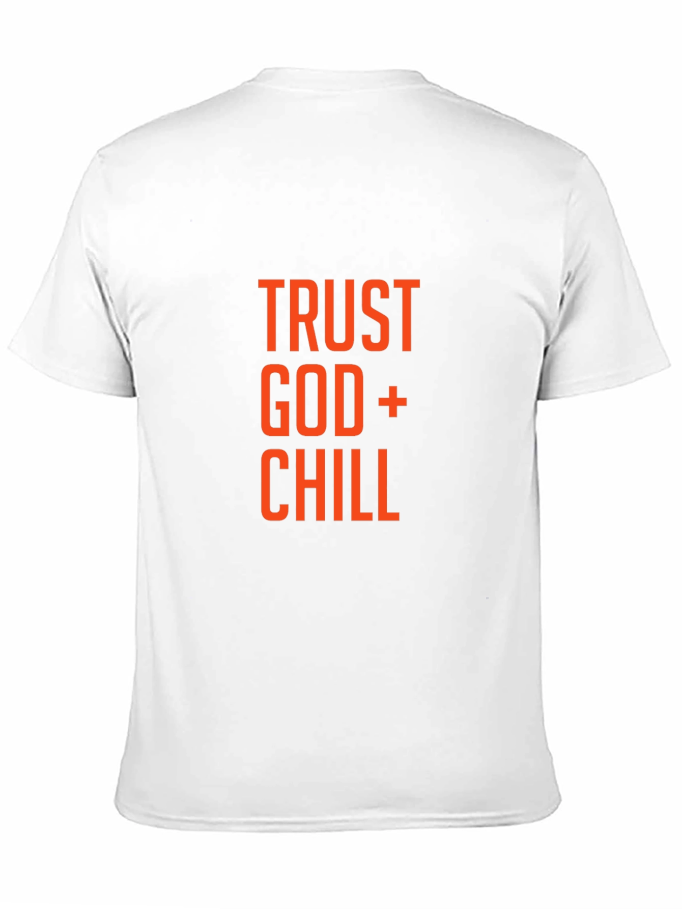 Trust God + Chill Graphic T-Shirt - Black