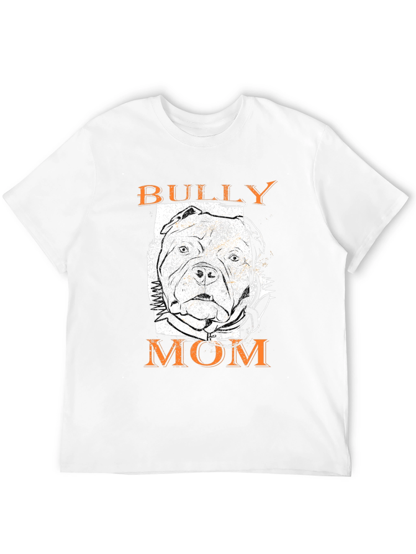 Bully Mom Graphic T-Shirt - Black Dog Lover Tee