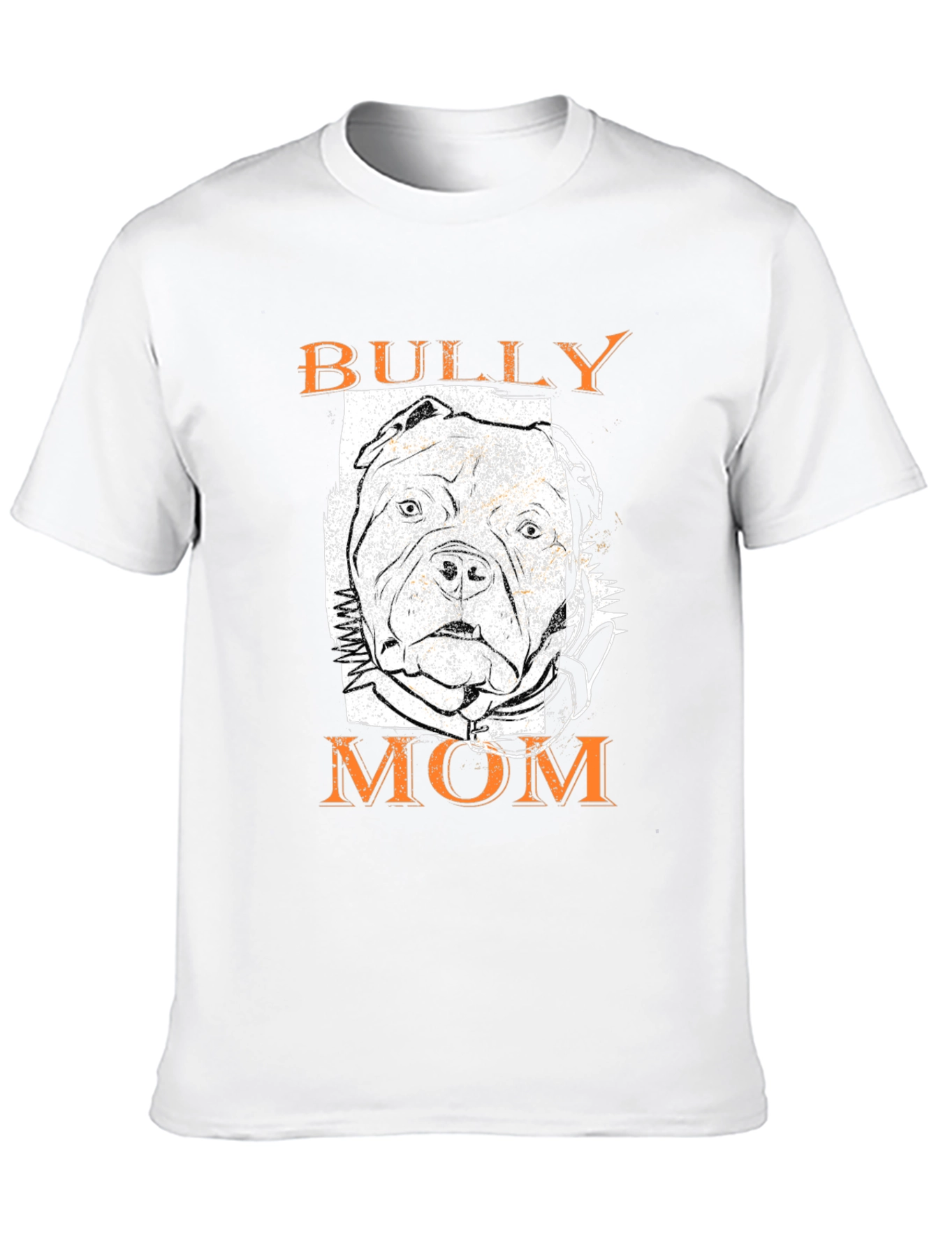 Bully Mom Graphic T-Shirt - Black Dog Lover Tee