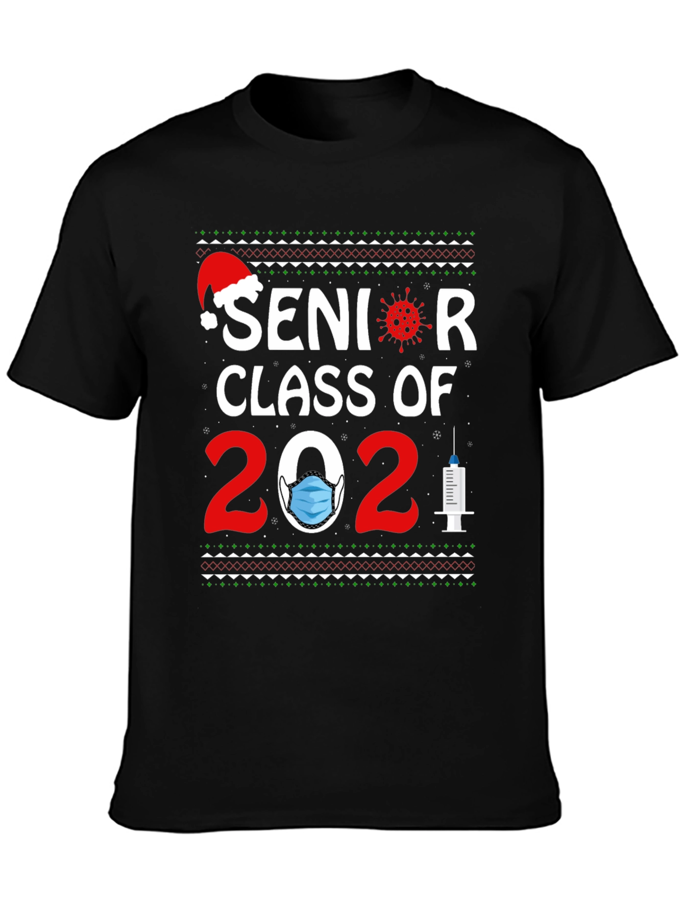 Senior Class of 2021 Ugly Christmas Sweater T-Shirt