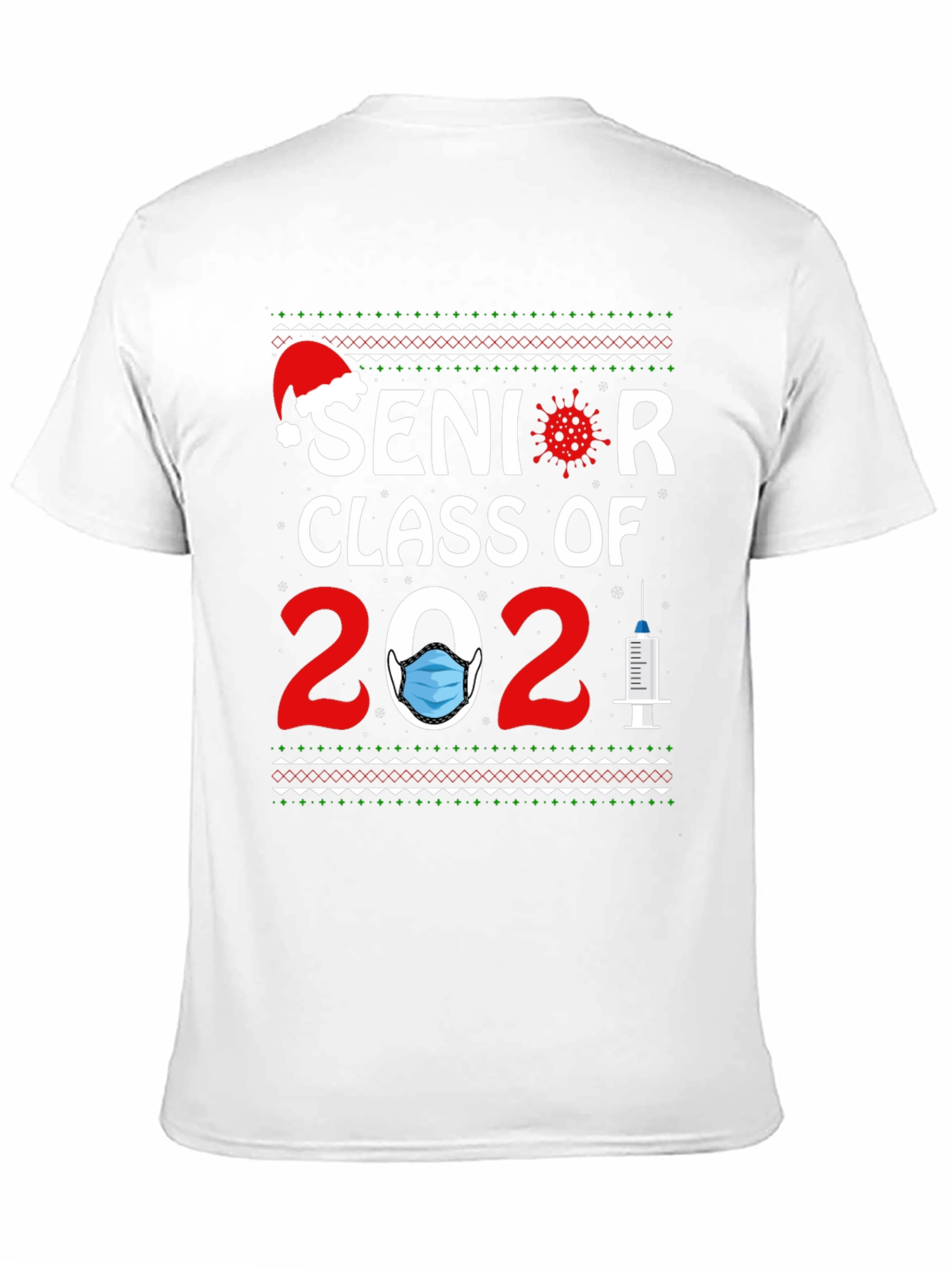 Senior Class of 2021 Ugly Christmas Sweater T-Shirt