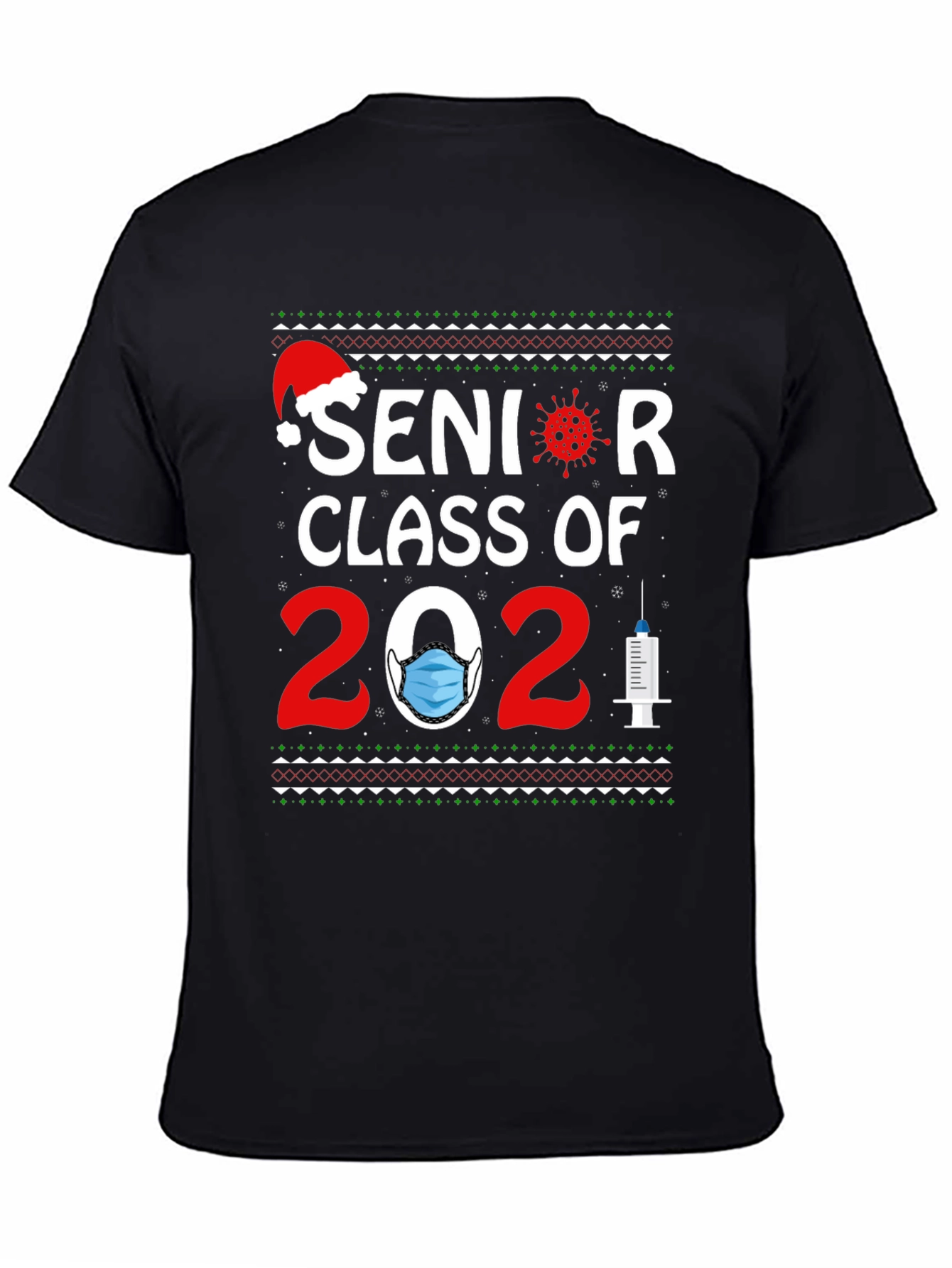 Senior Class of 2021 Ugly Christmas Sweater T-Shirt