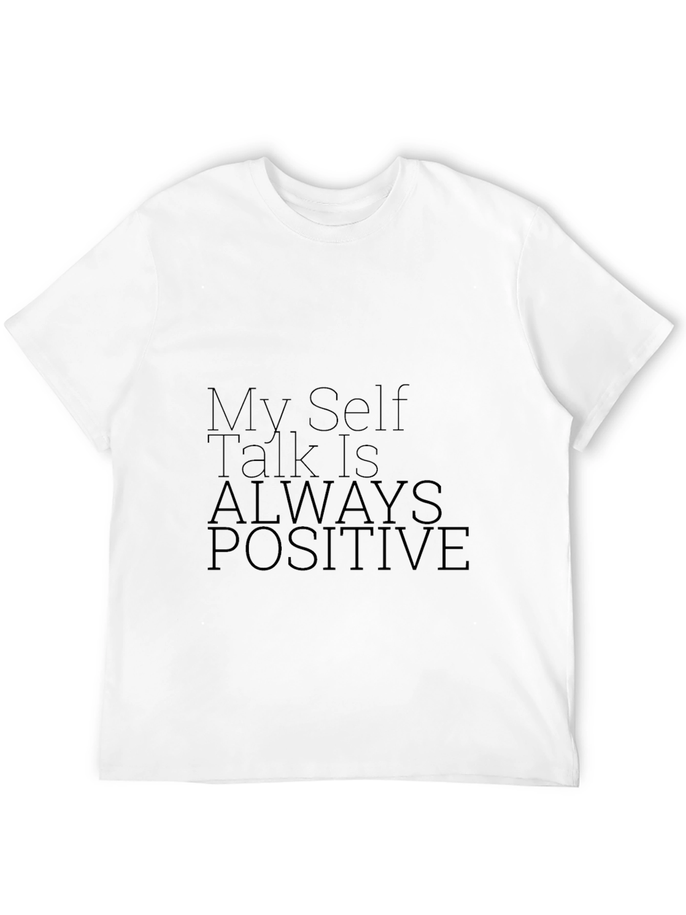 Positive Self-Talk Black T-Shirt