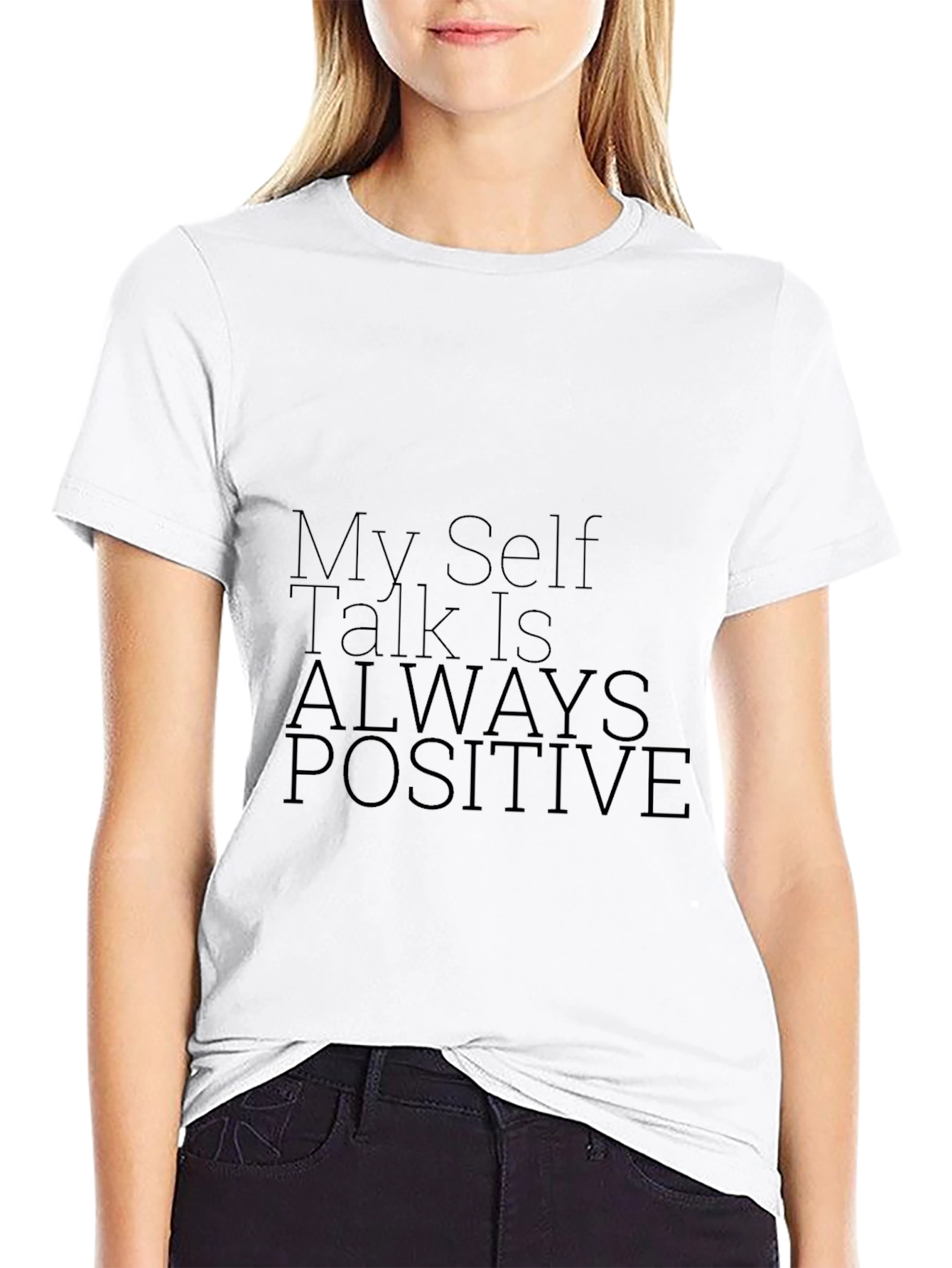 Positive Self-Talk Black T-Shirt
