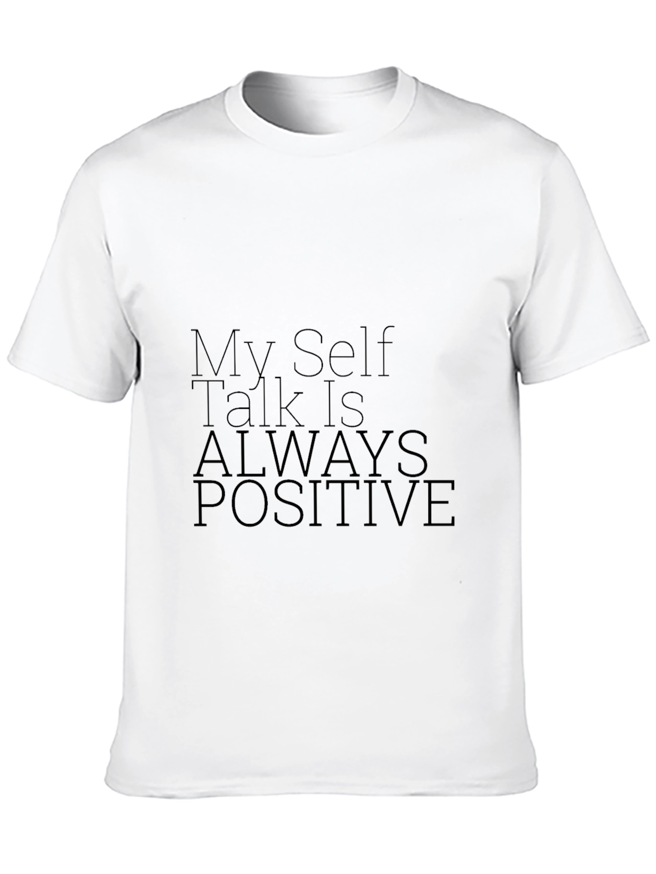 Positive Self-Talk Black T-Shirt