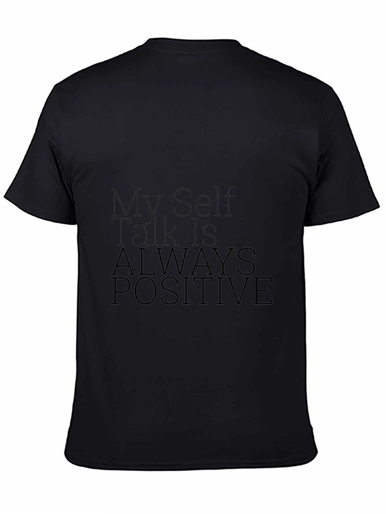 Positive Self-Talk Black T-Shirt